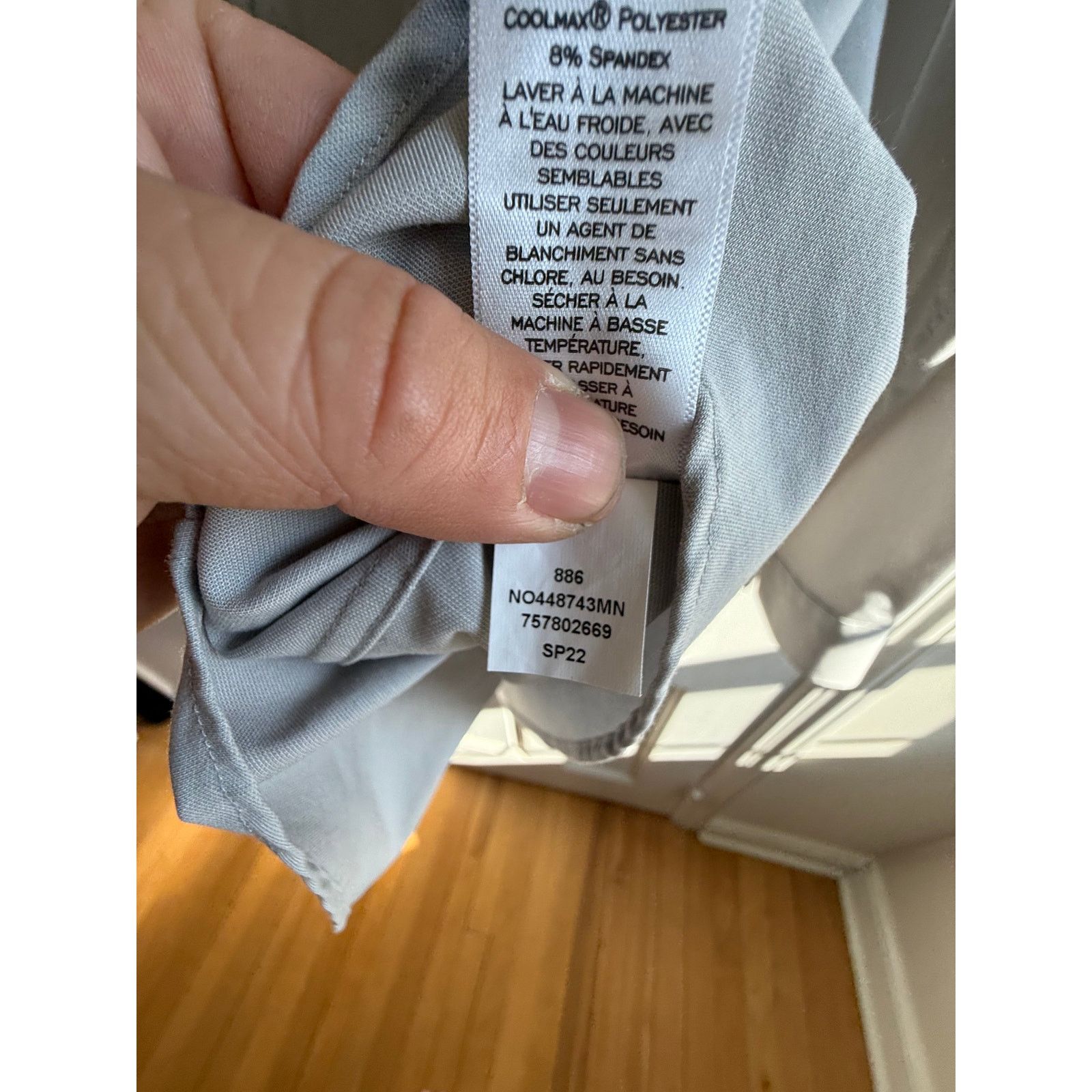 Nordstrom Nordstrom Tech-Smart Slim Fit Dress Shirt Gray Size 17 34/35 Size US L / EU 52-54 / 3 - 4 Thumbnail