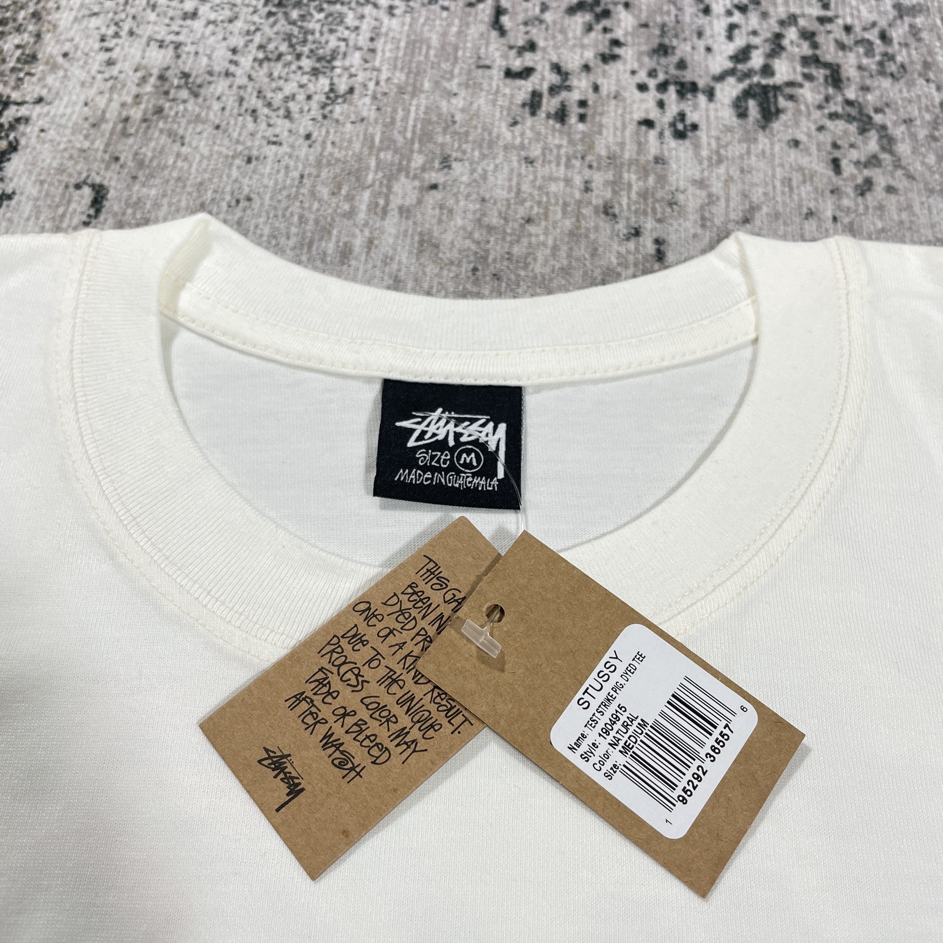 Stussy STUSSY 8 TEST STRIKE PIG DYED TEE - MEDIUM Size US M / EU 48-50 / 2 - 4 Thumbnail
