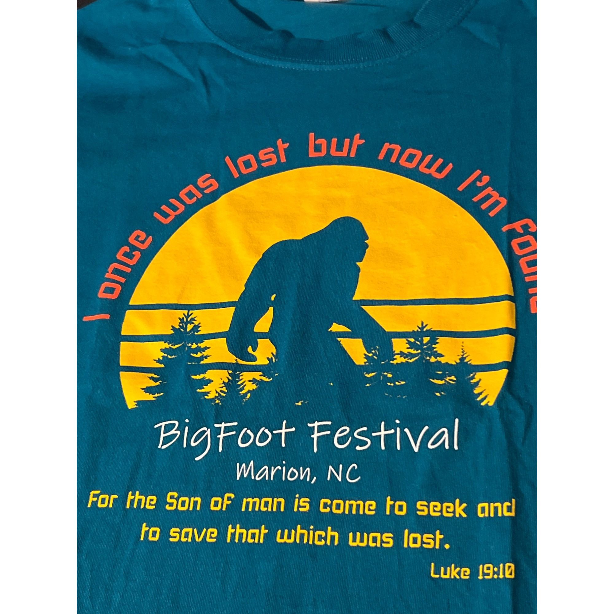 Port & Company BigFoot Festival Marion NC Graphic Tee Shirt Port Company Co Size US L / EU 52-54 / 3 - 2 Thumbnail