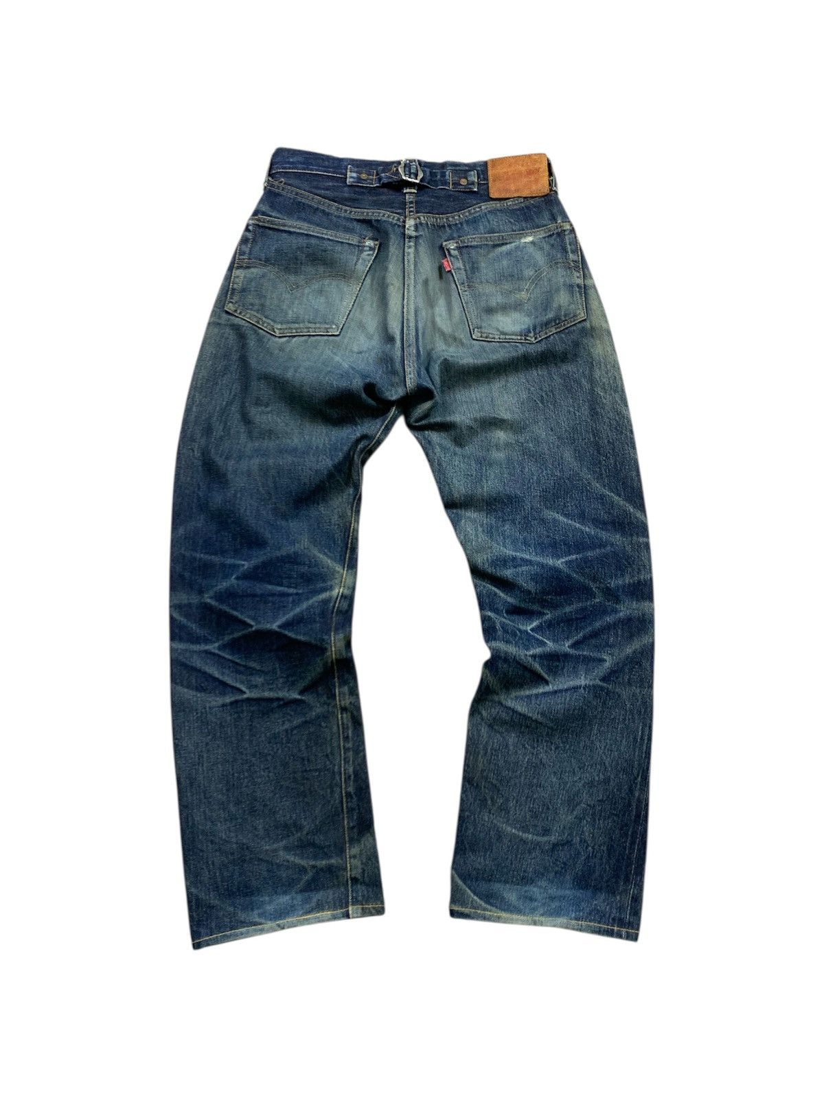 Levi's Vintage Clothing Vintage Levis 201XX Big E Selvedge Button Denim Jeans Size US 30 / EU 46 - 1 Thumbnail
