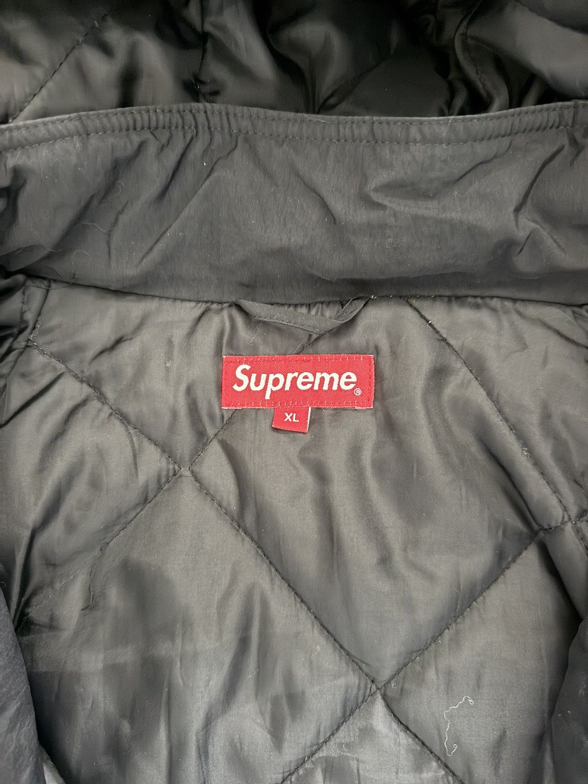 Supreme SUPREME PINSTRIPE PANEL SPORTS PARKA Size US XL / EU 56 / 4 - 6 Thumbnail