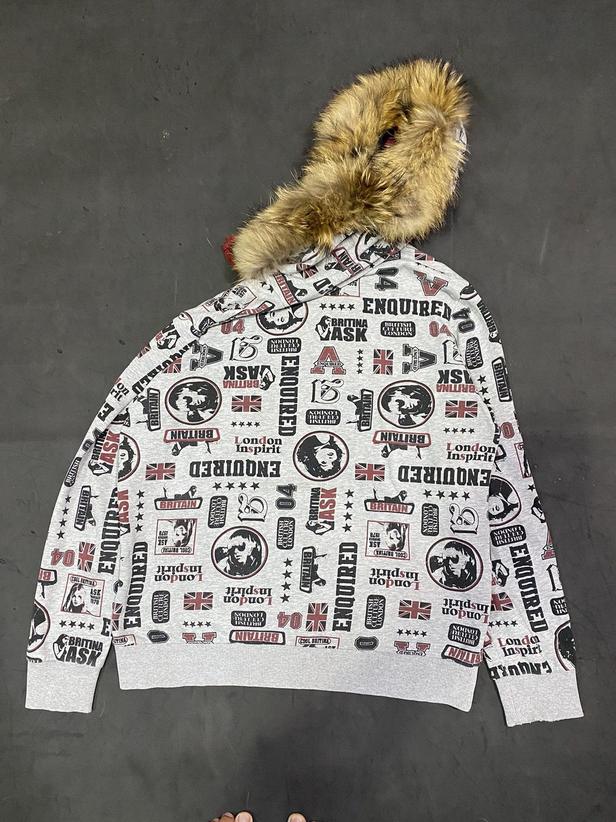 If Six Was Nine 🖤BLACKFRIDAY🖤Japanese Ask Furhoodie Printed Girl Hysteric Size US XL / EU 56 / 4 - 4 Thumbnail