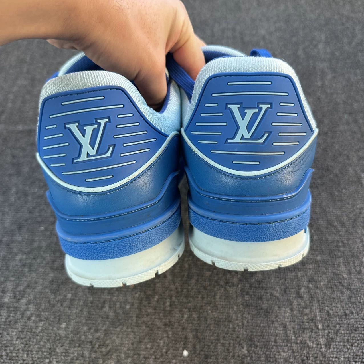 Louis Vuitton LV blue sneakers 43 95 new Size US 10 / EU 43 - 3 Thumbnail