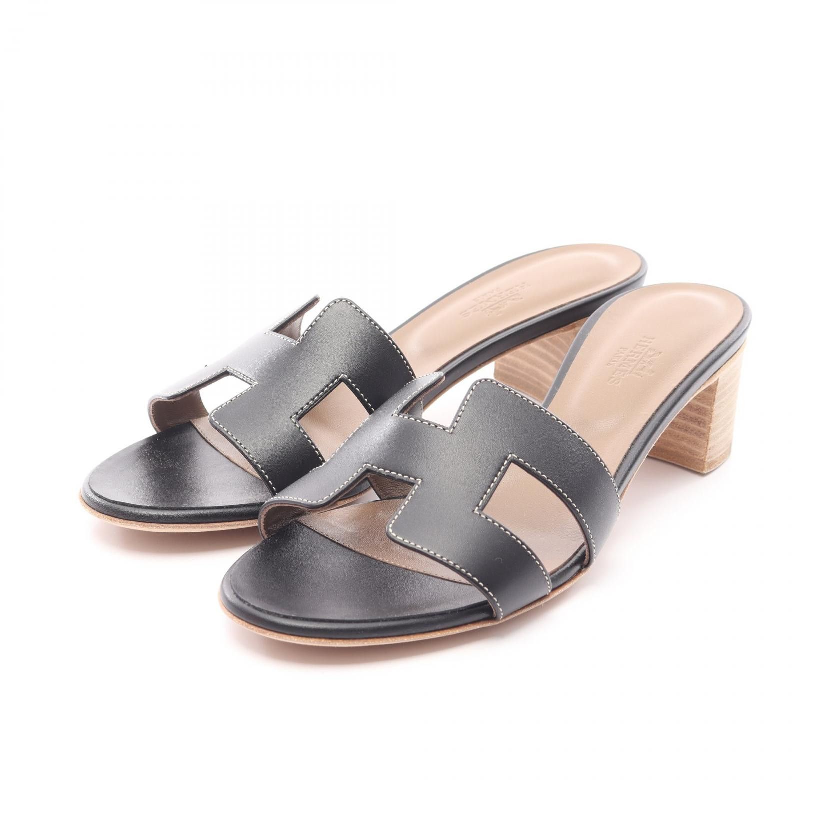Hermes Hermes Hermes Oasis Leather Shoes Leather Shoes Size ONE SIZE - 1 Thumbnail