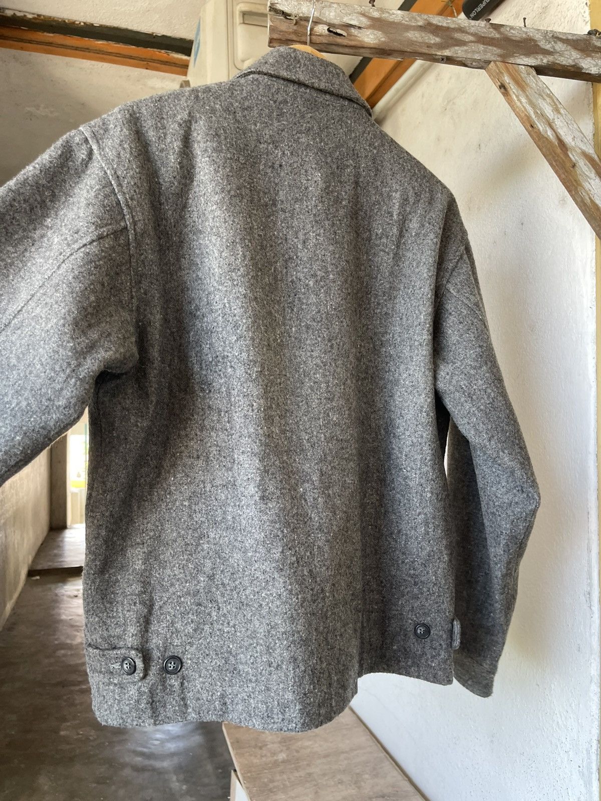 Japanese Brand Vintage Jungle Storm Wool Zip Up Jacket Size US L / EU 52-54 / 3 - 19 Thumbnail