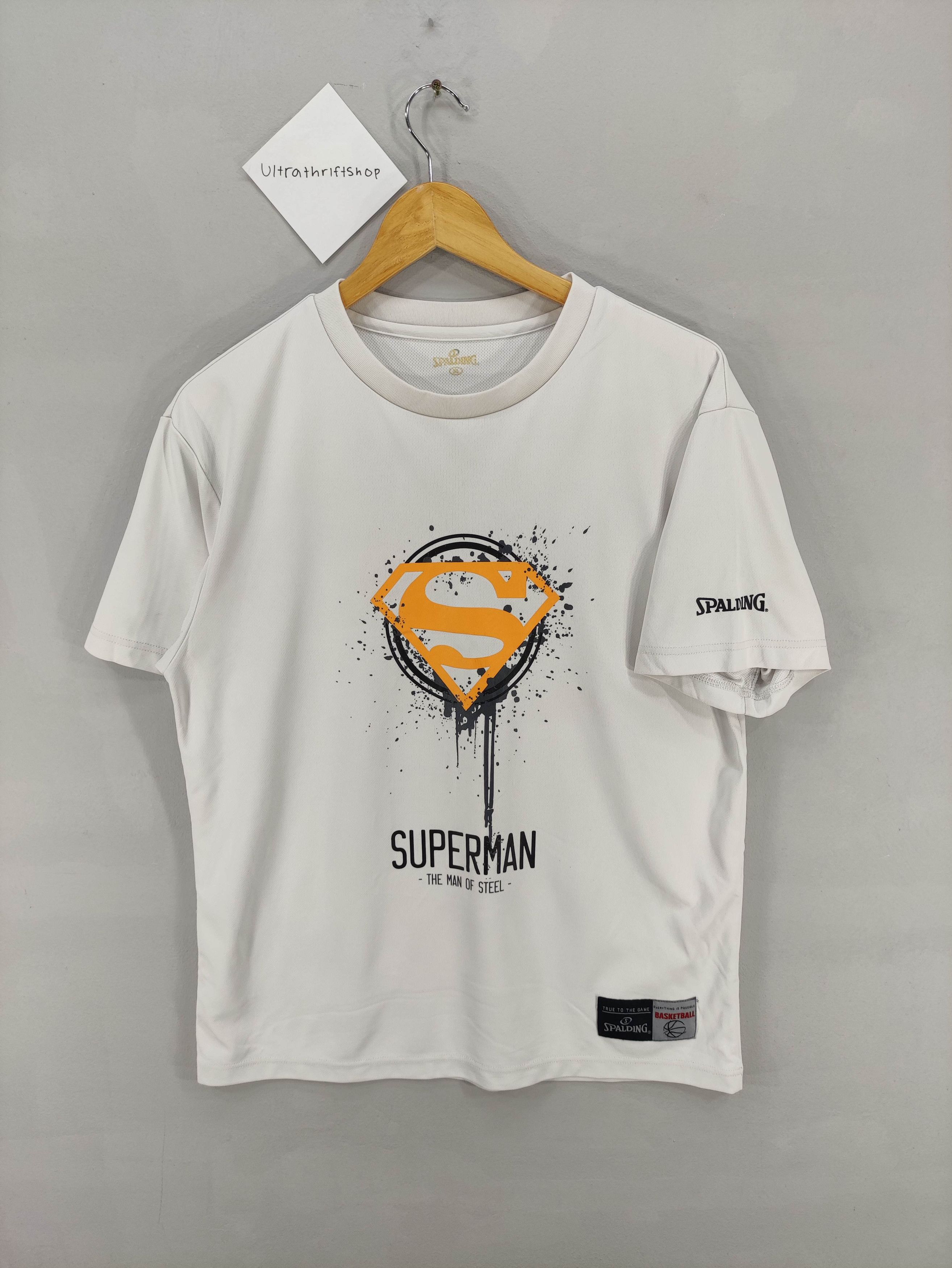 Spalding Vintage Spalding Superman Jersey Tee Tshirt Size US M / EU 48-50 / 2 - 1 Thumbnail