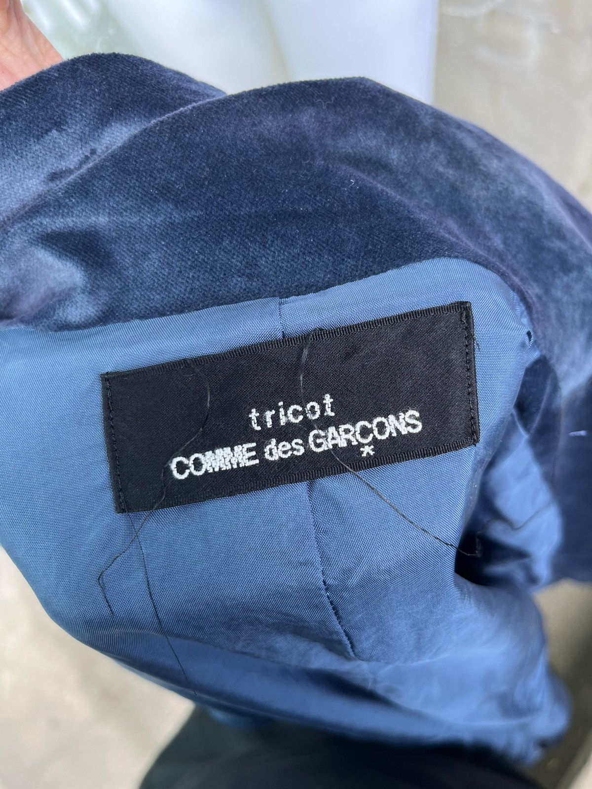 Comme des Garcons Single Breasted Velvet Blazer Size M / US 6-8 / IT 42-44 - 9 Thumbnail