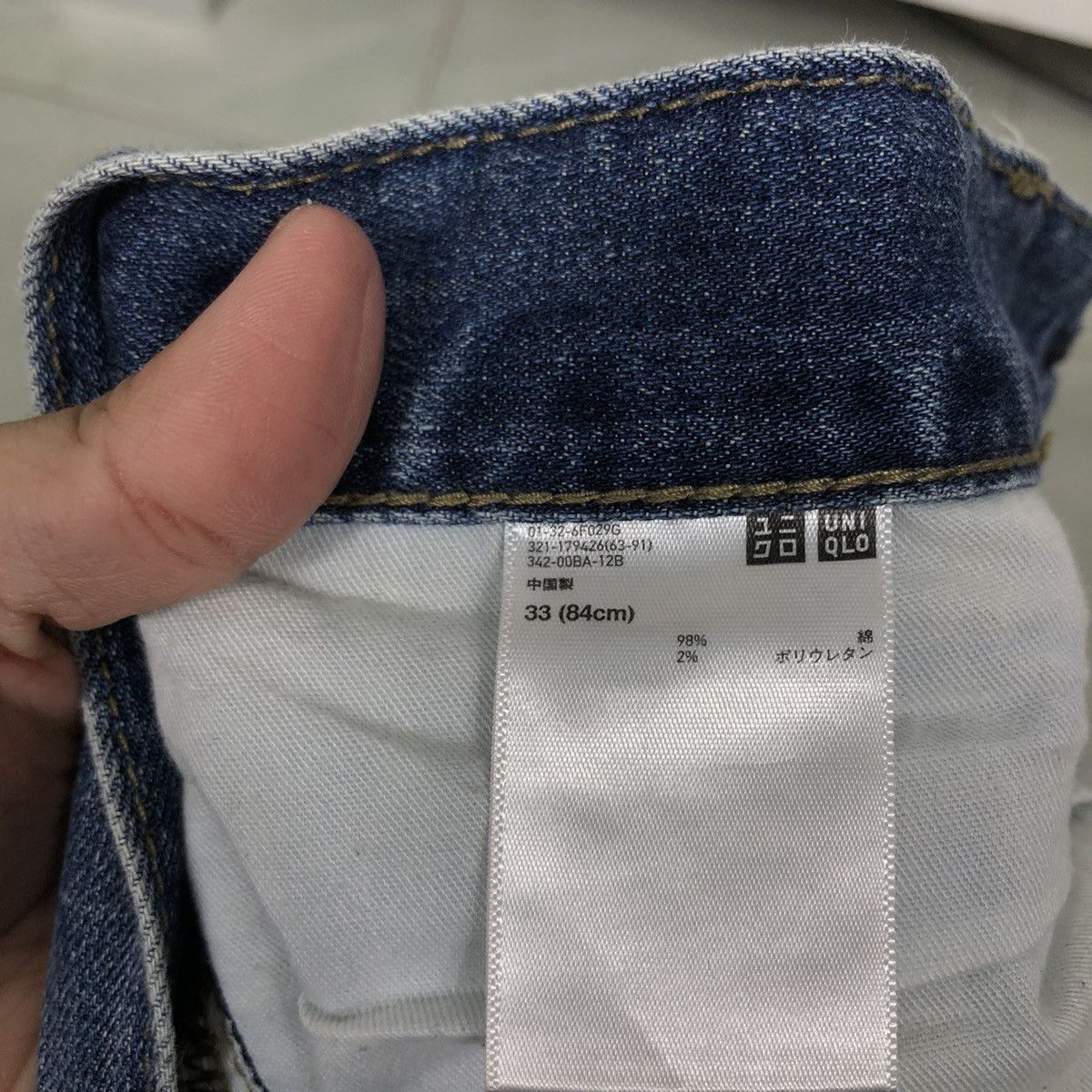 Japanese Brand 🔥RARE PUNK STYLE DISTRESSED DENIM UNIQLO JEANS JAPAN MADE Size US 34 / EU 50 - 15 Thumbnail