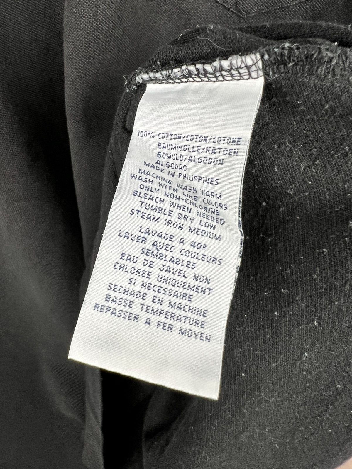 Polo Ralph Lauren × Vintage Polo Ralph Lauren Classic black pocket polo t shirt Size US XL / EU 56 / 4 - 7 Thumbnail