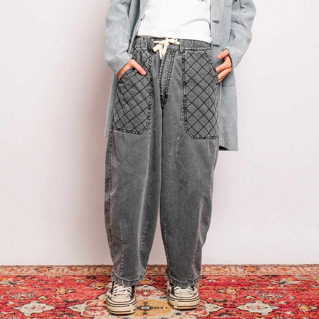 Denime × Japan Blue Jeans Hatori Baggy Grey Size US 32 / EU 48 - 1 Thumbnail