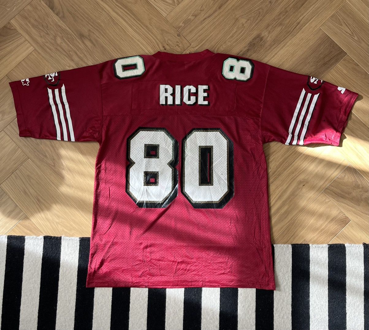 Starter 1995 Jerry Rice San Francisco 49ers Starter Home Jersey Size US L / EU 52-54 / 3 - 11 Thumbnail