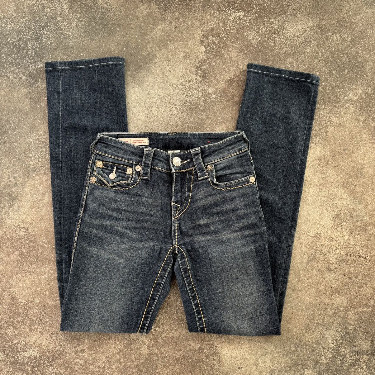 Japanese Brand × True Religion True Religion Billie Vintage Y2K Straight Jeans Size 25" / US 0 / IT 36 - 2 Thumbnail
