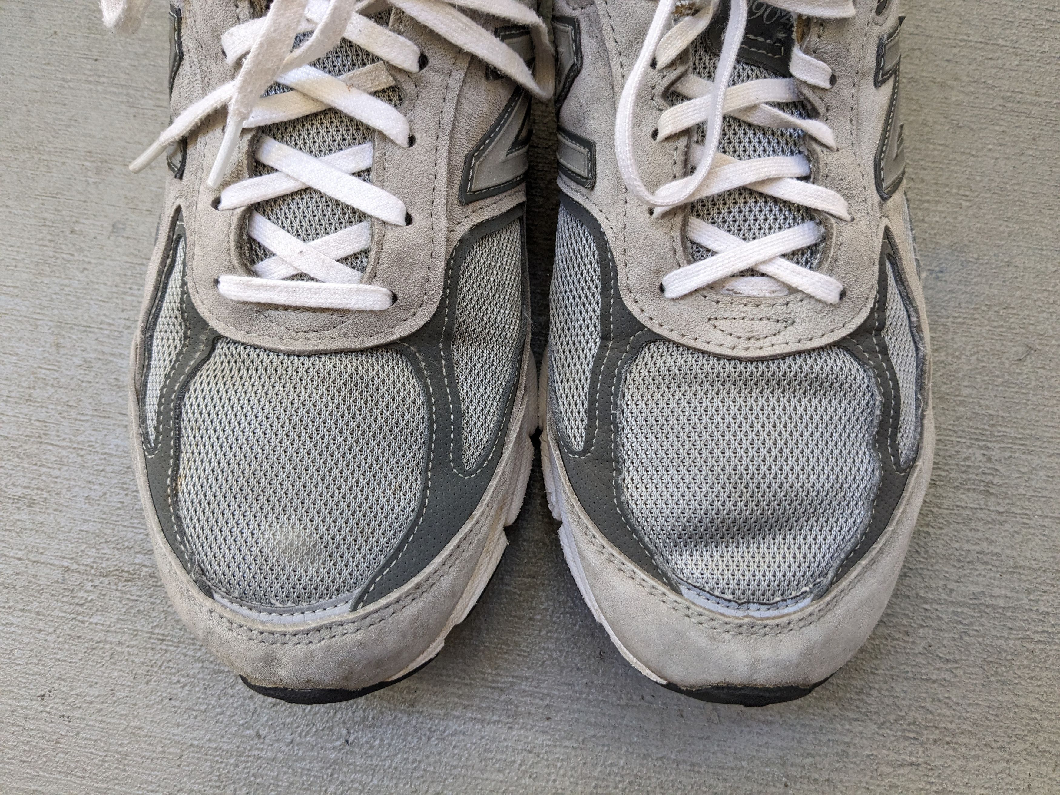 New Balance New Balance 990V4 12 D Gray Suede Castlerock M990GL4 Size US 12 / EU 45 - 4 Thumbnail