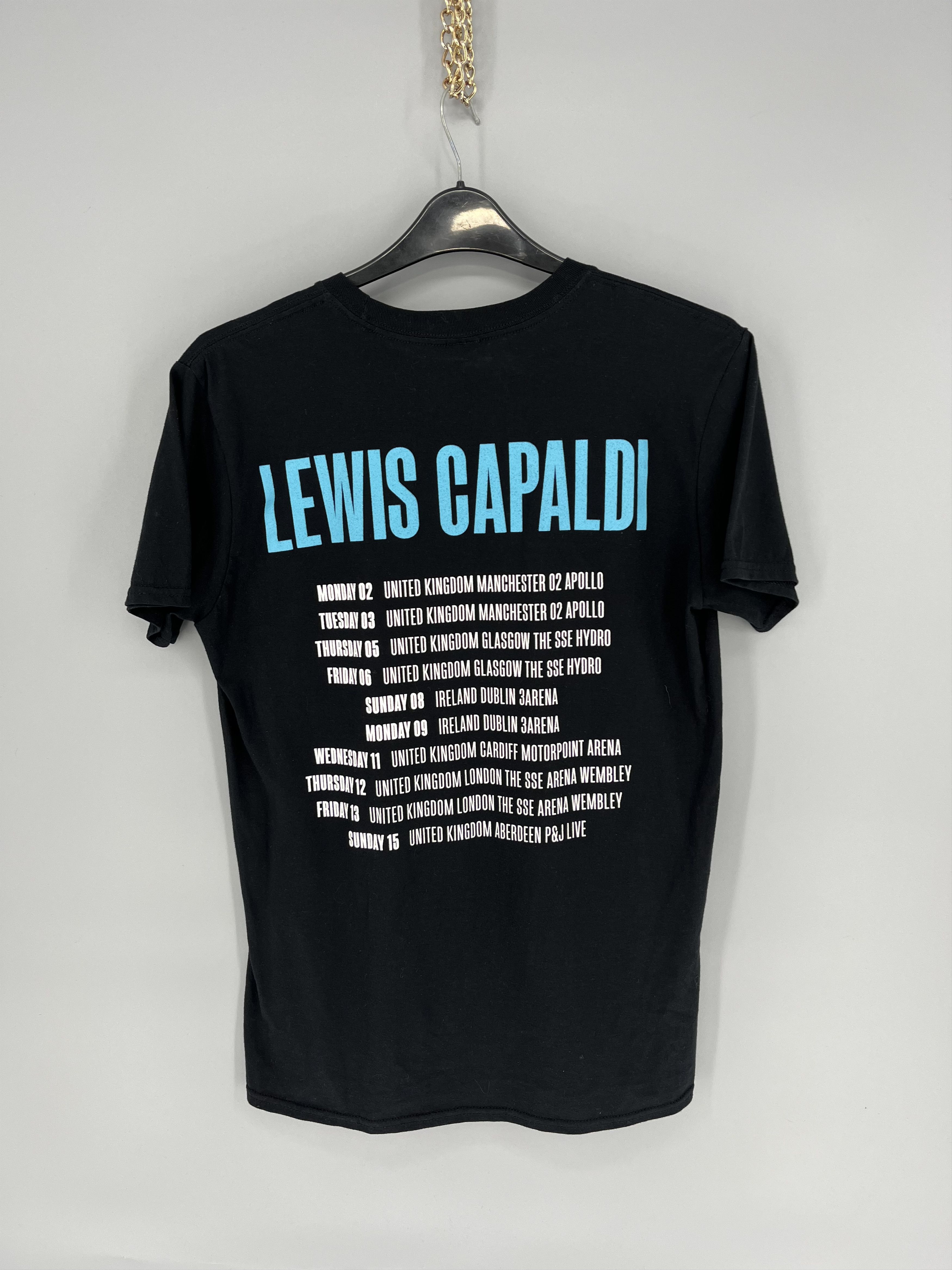 Band Tees × Vintage Mens Lewis Capaldi Vintage T-Shirt Band Tee Size M Size US M / EU 48-50 / 2 - 9 Thumbnail