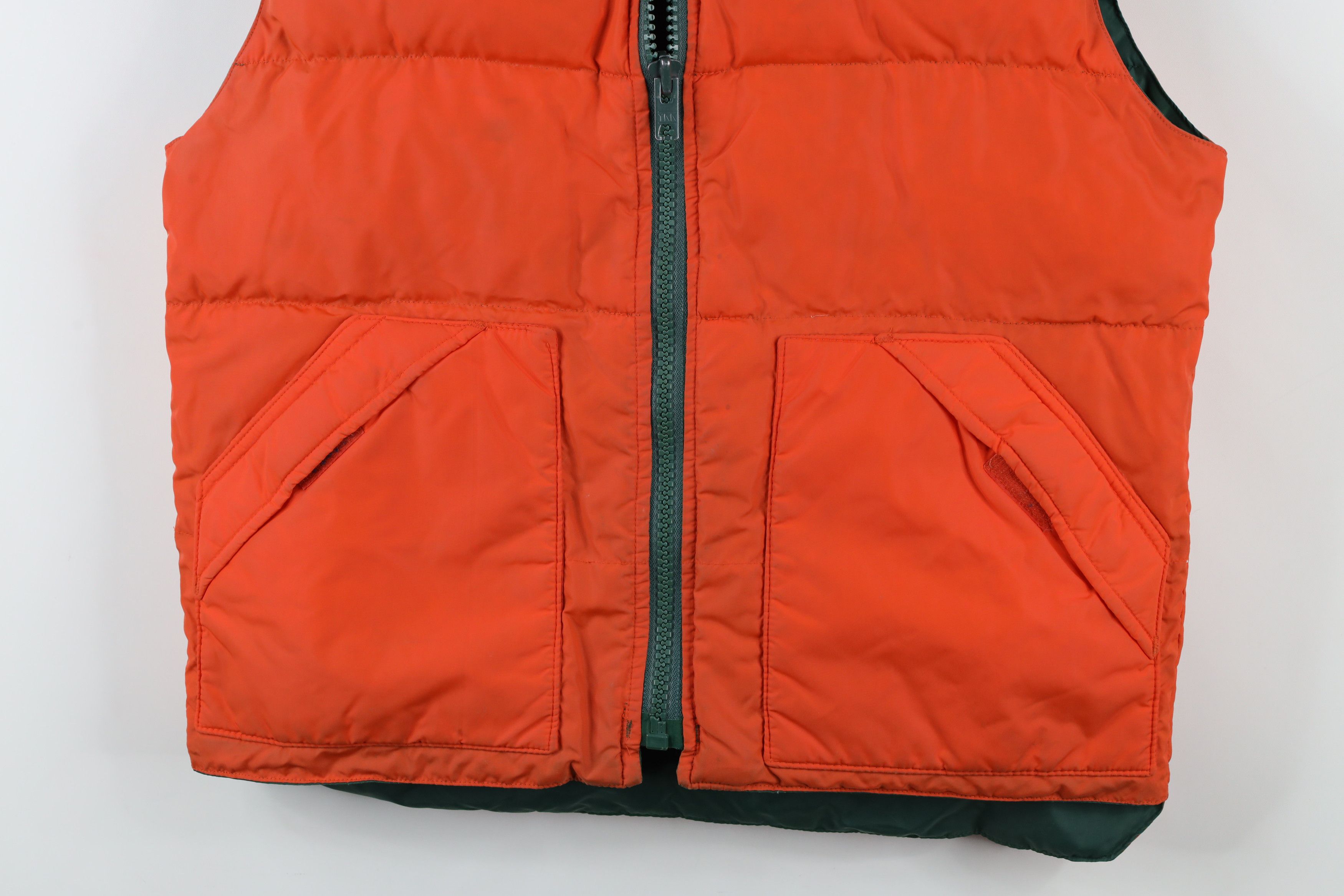 Vintage Vintage 70s Streetwear Reversible Down Puffer Vest Jacket Size US M / EU 48-50 / 2 - 14 Thumbnail
