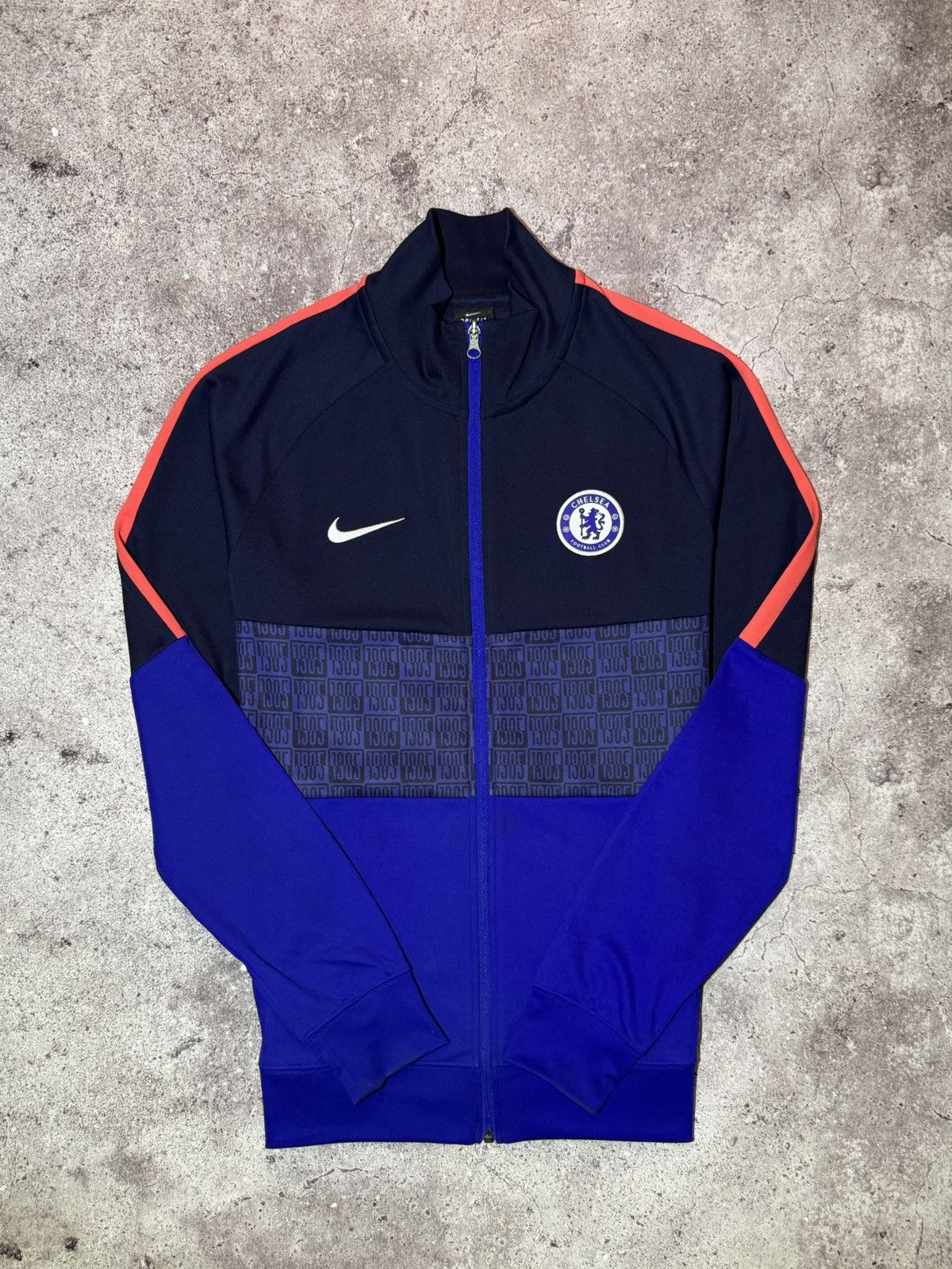 Nike Chelsea FC Football Zip Sweatshirt Jacket Nike Men's Size M Size US M / EU 48-50 / 2 - 1 Thumbnail