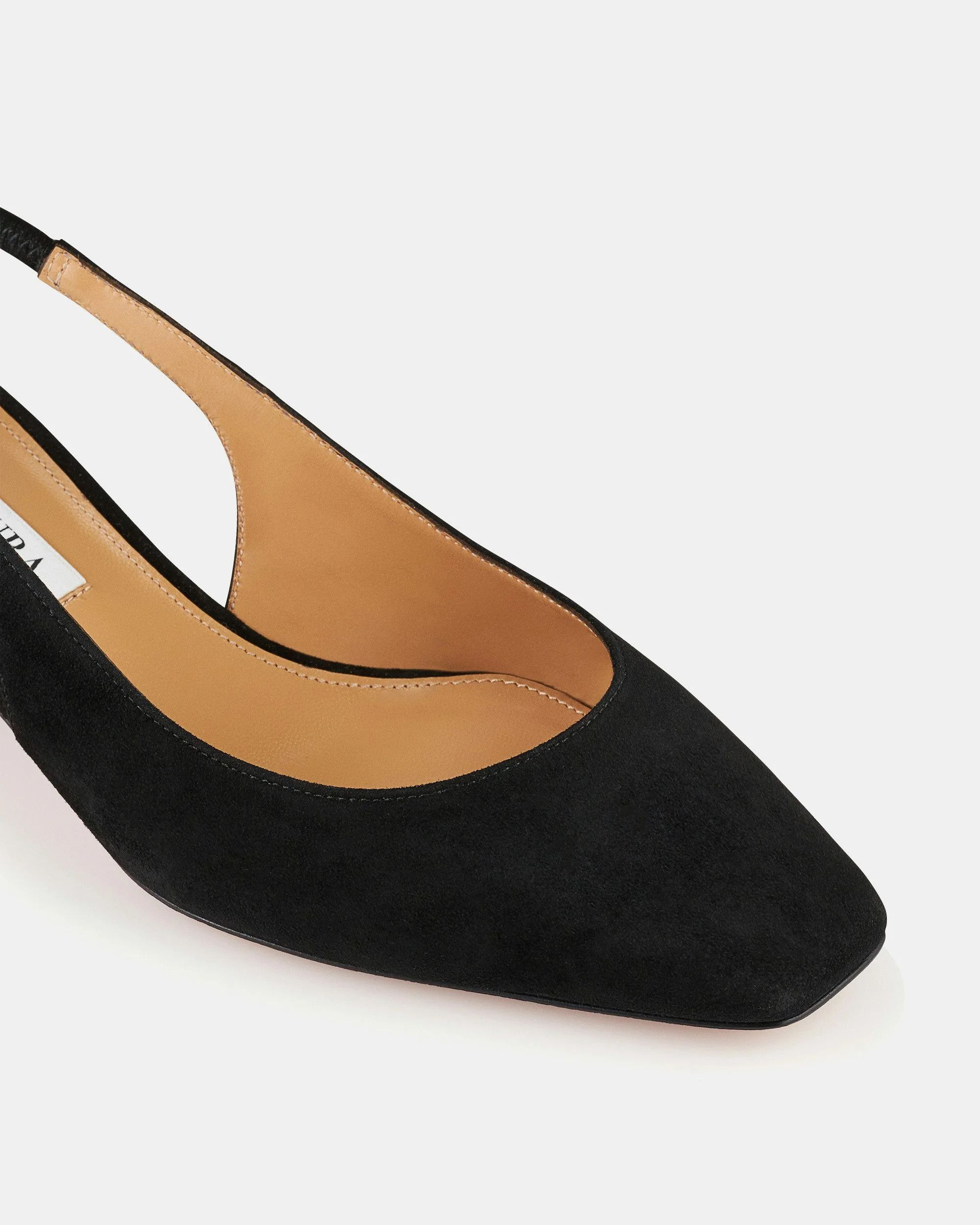 Aquazzura os11x1225 Very Bow Tie Slingback in Black Size US 8 / IT 38 - 6 Thumbnail