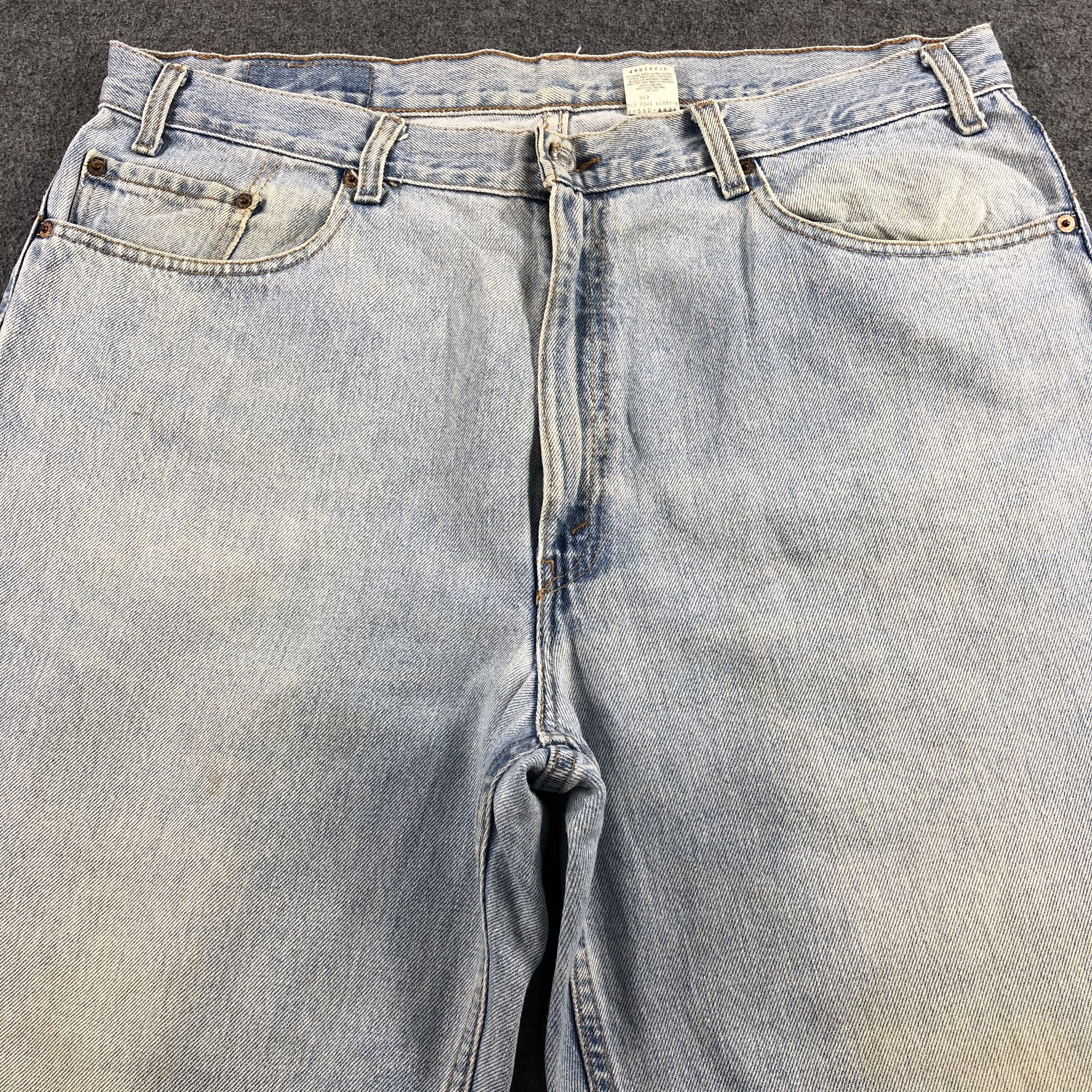 Levi's Vintage 90s Light Wash Levis 550 Jeans-J1985 Size US 40 / EU 56 - 3 Thumbnail