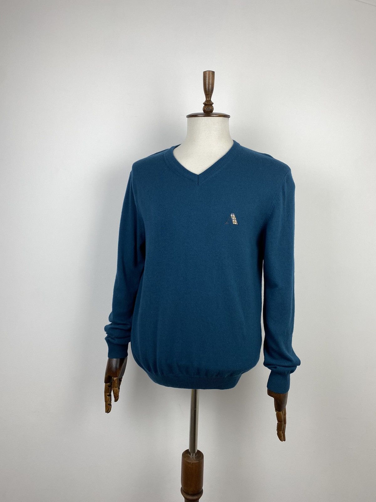 Aquascutum Men’s Aquascutum V-Neck Sweater size XL Size US XL / EU 56 / 4 - 1 Thumbnail