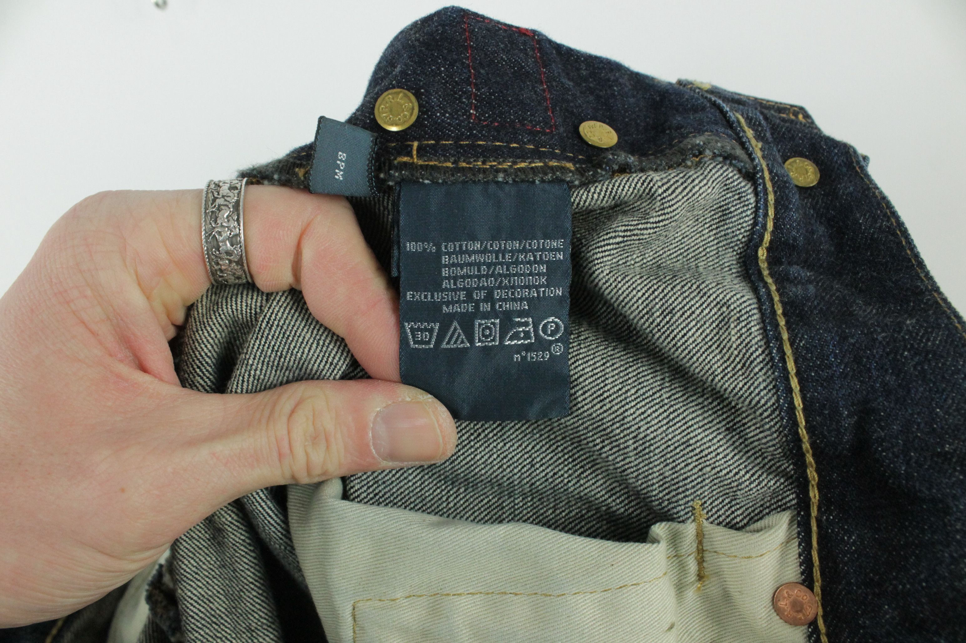 Polo Ralph Lauren Polo Ralph Lauren 625 Varick Slim Raw Selvedge Denim Jeans Size US 38 / EU 54 - 12 Thumbnail
