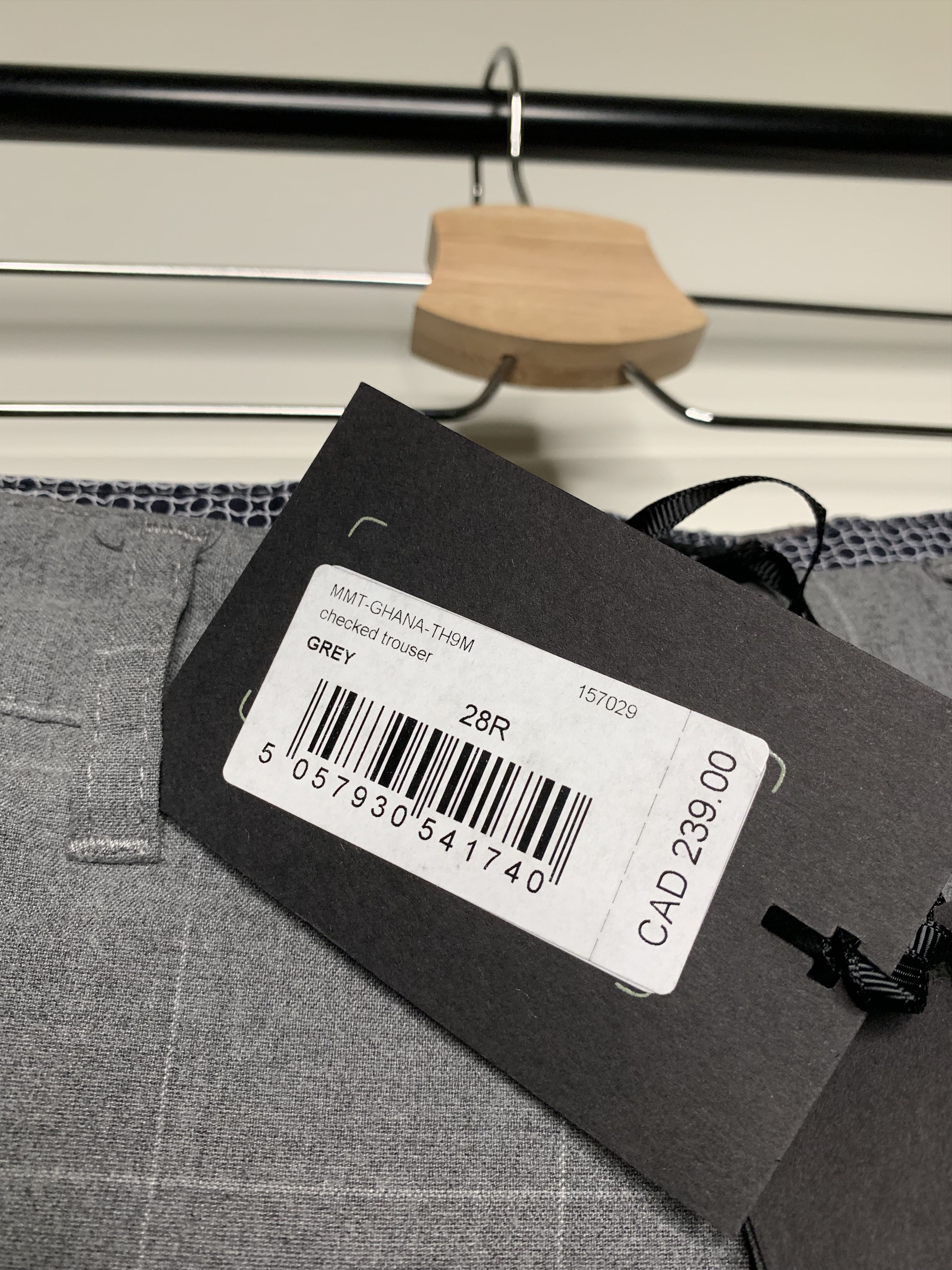 Ted Baker Ted Baker Ghana Gray Checked Trousers Size US 28 / EU 44 - 5 Thumbnail