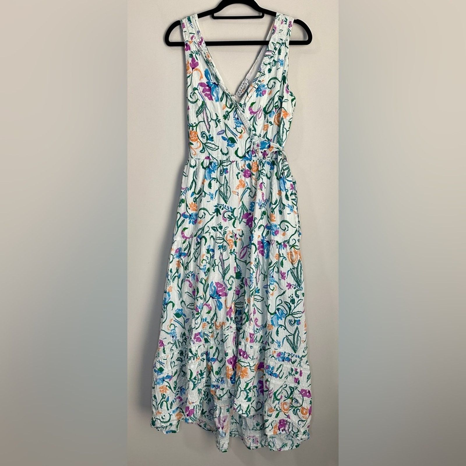 Tanya Taylor Tanya Taylor Size 6 Floral Cotton Neves Dress Sleeveless Size M / US 6-8 / IT 42-44 - 6 Thumbnail