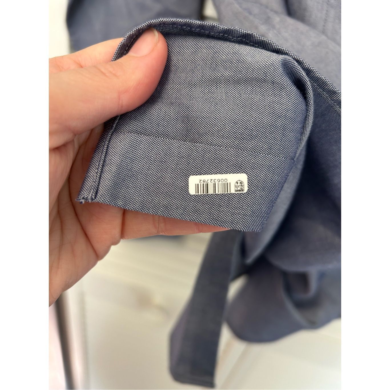 Hugo Boss Hugo BOSS Slim Fit Cotton Slate Blue Button-Up Shirt, Sz 39/ Size US L / EU 52-54 / 3 - 2 Thumbnail
