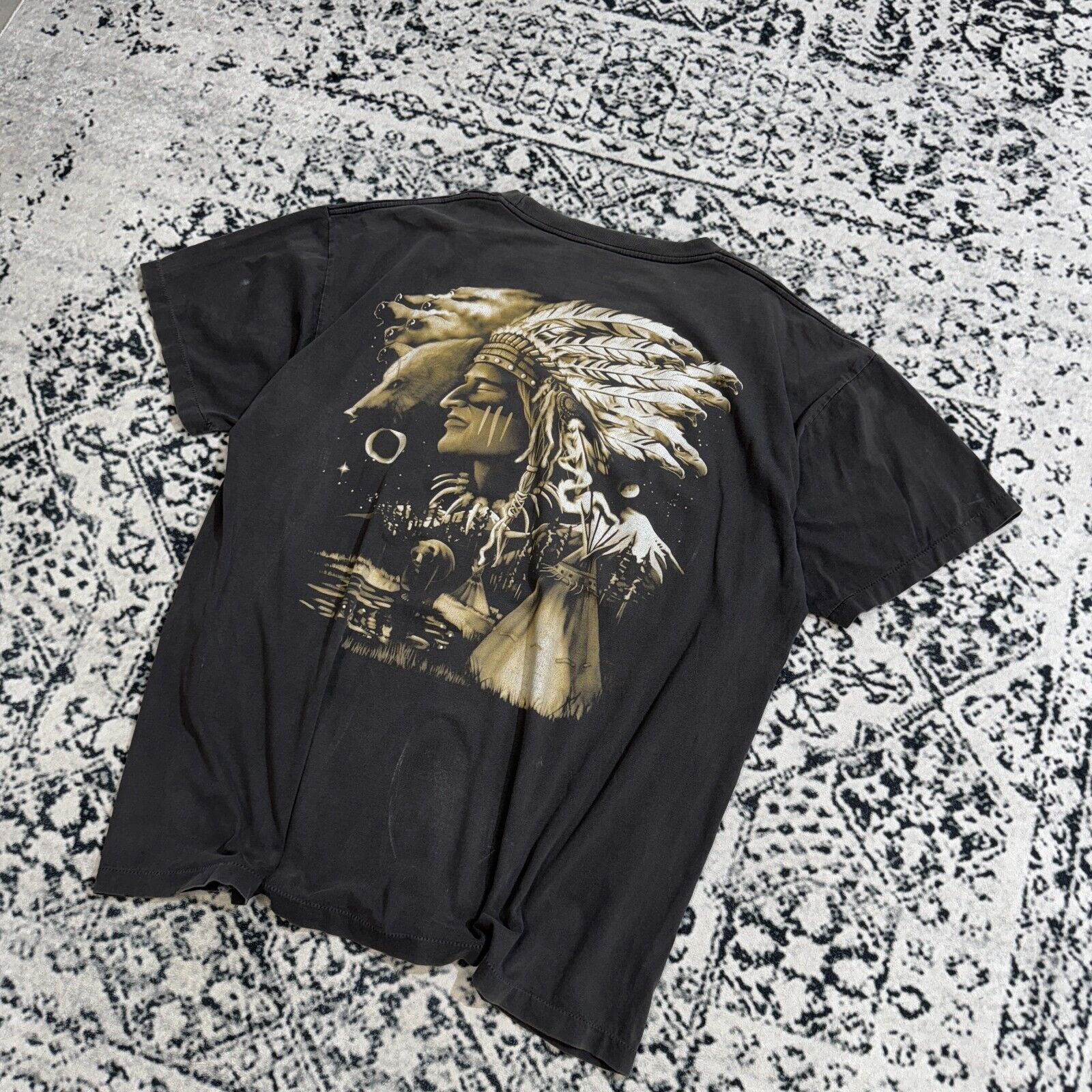 Vintage Vintage Unisex Gray Cotton T-Shirt Size XL Y2k 90s Archive Size US XL / EU 56 / 4 - 10 Thumbnail