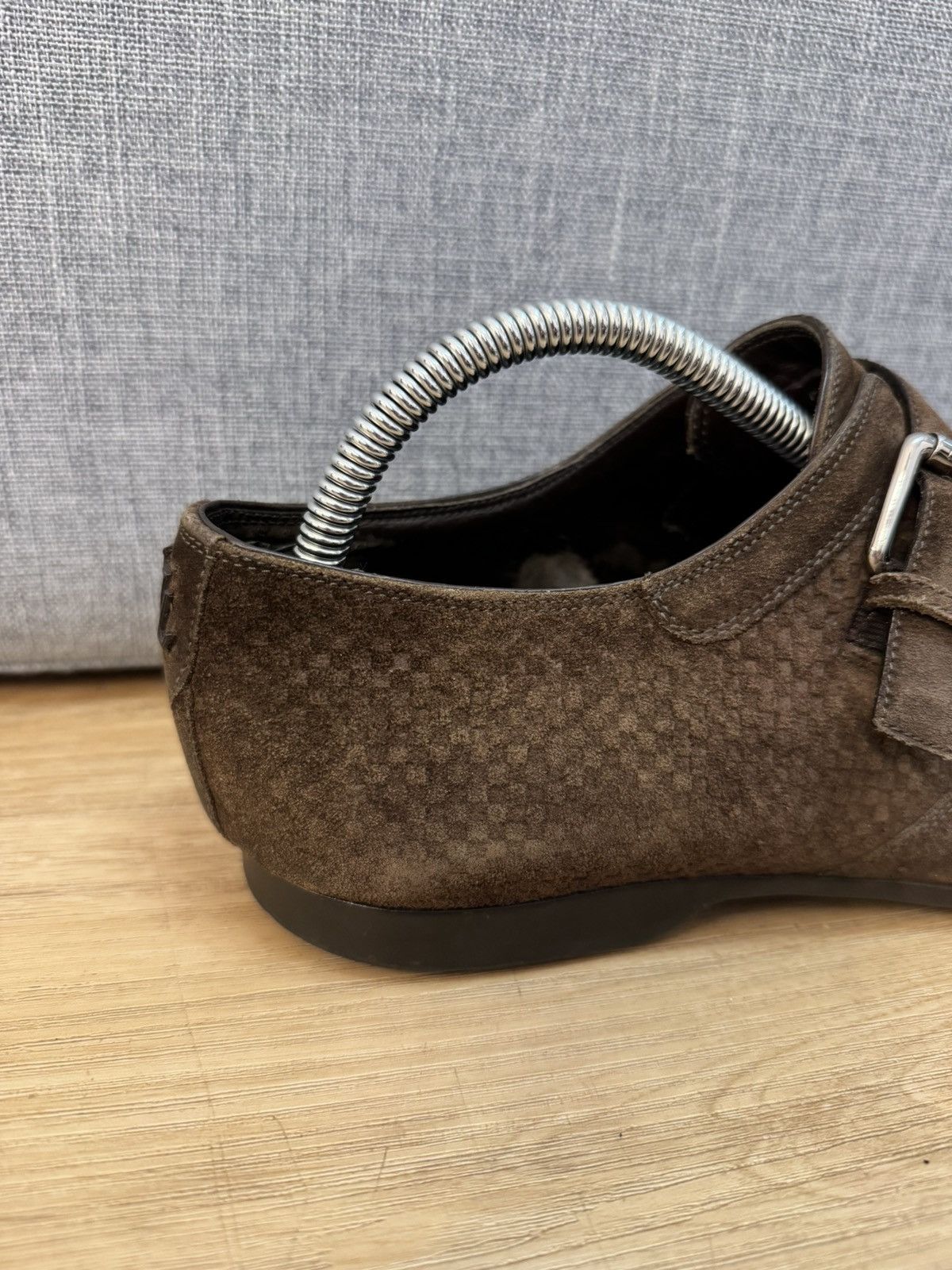 Louis Vuitton Louis Vuitton Paris Brown Suede Moccasin Monk 6,5 40,5 Size US 7.5 / EU 40-41 - 10 Thumbnail