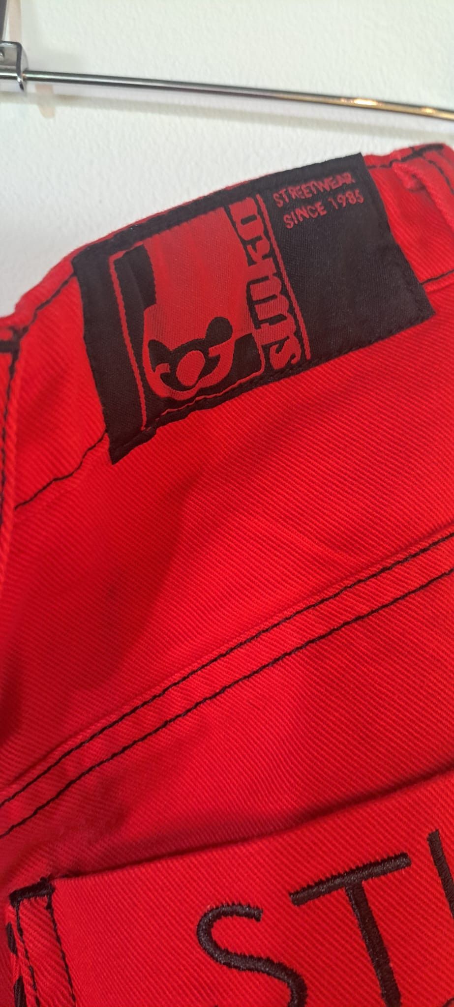 Other Stuka Vintage Wide Leg Jean - Red eight-ball style Size 30" / US 8 / IT 44 - 8 Thumbnail