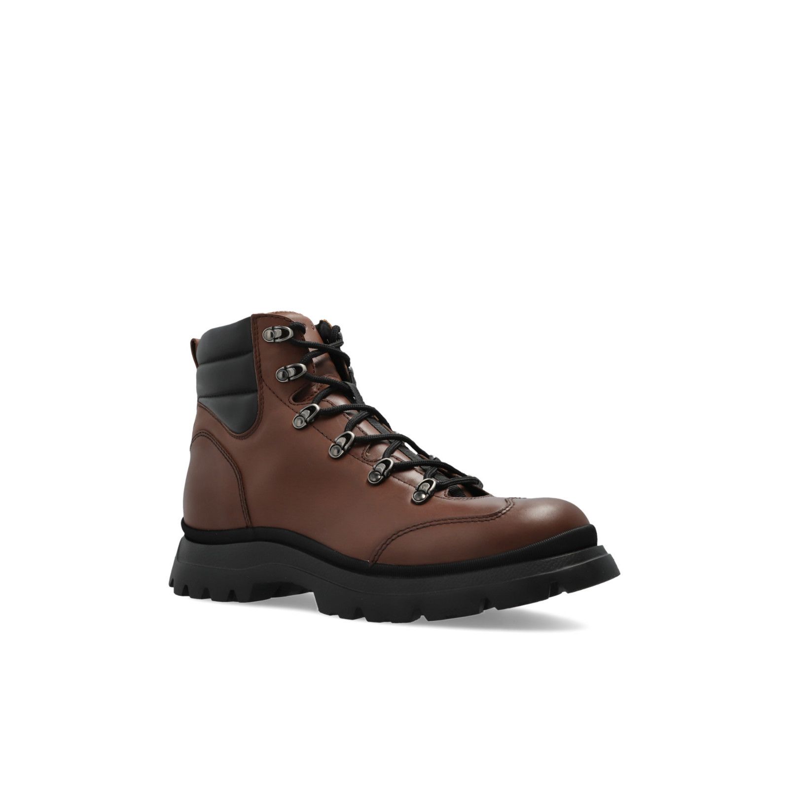 Hogan HOGAN Brown Leather Ankle Boots New & Authentic (Men's size: Size US 7 / EU 40 - 2 Thumbnail
