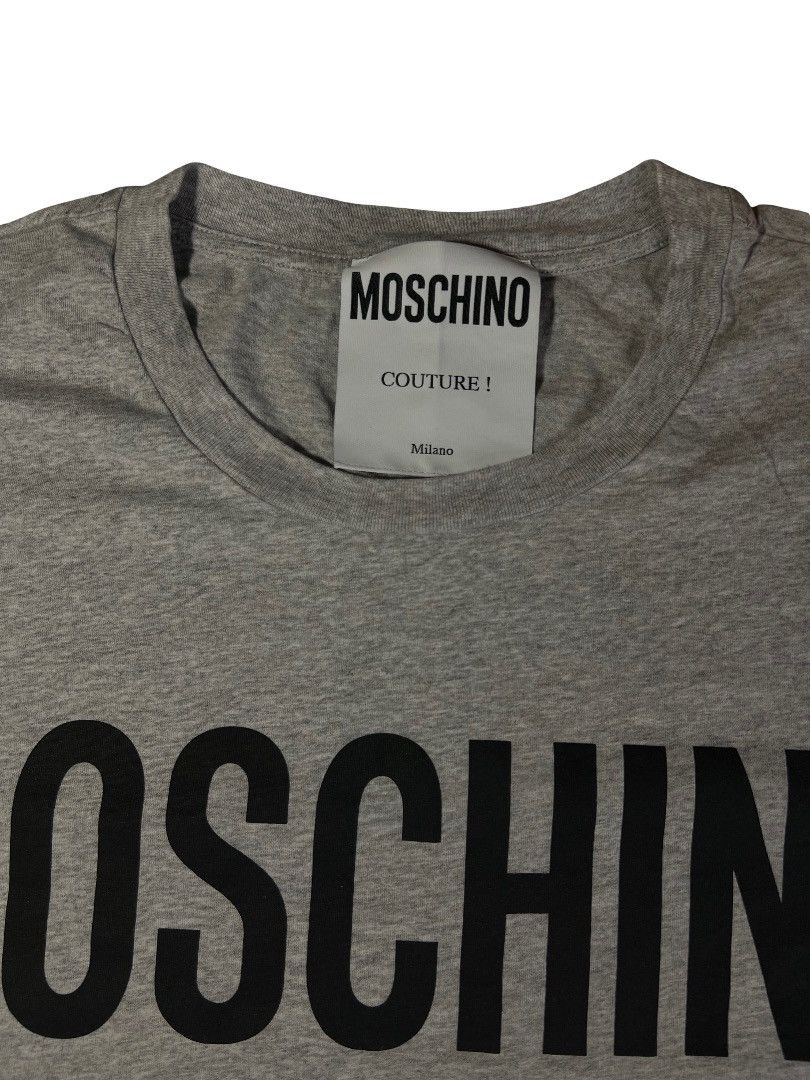 Moschino Moschino Couture Logo T-Shirt – Grey Size Large Size US M / EU 48-50 / 2 - 2 Thumbnail