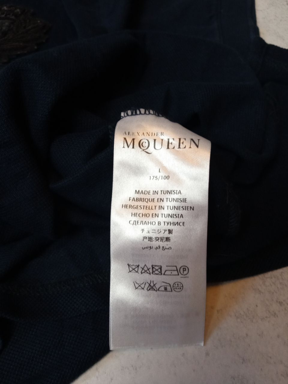 Alexander McQueen Alexander McQueen black luxury polo tee Size US M / EU 48-50 / 2 - 7 Thumbnail