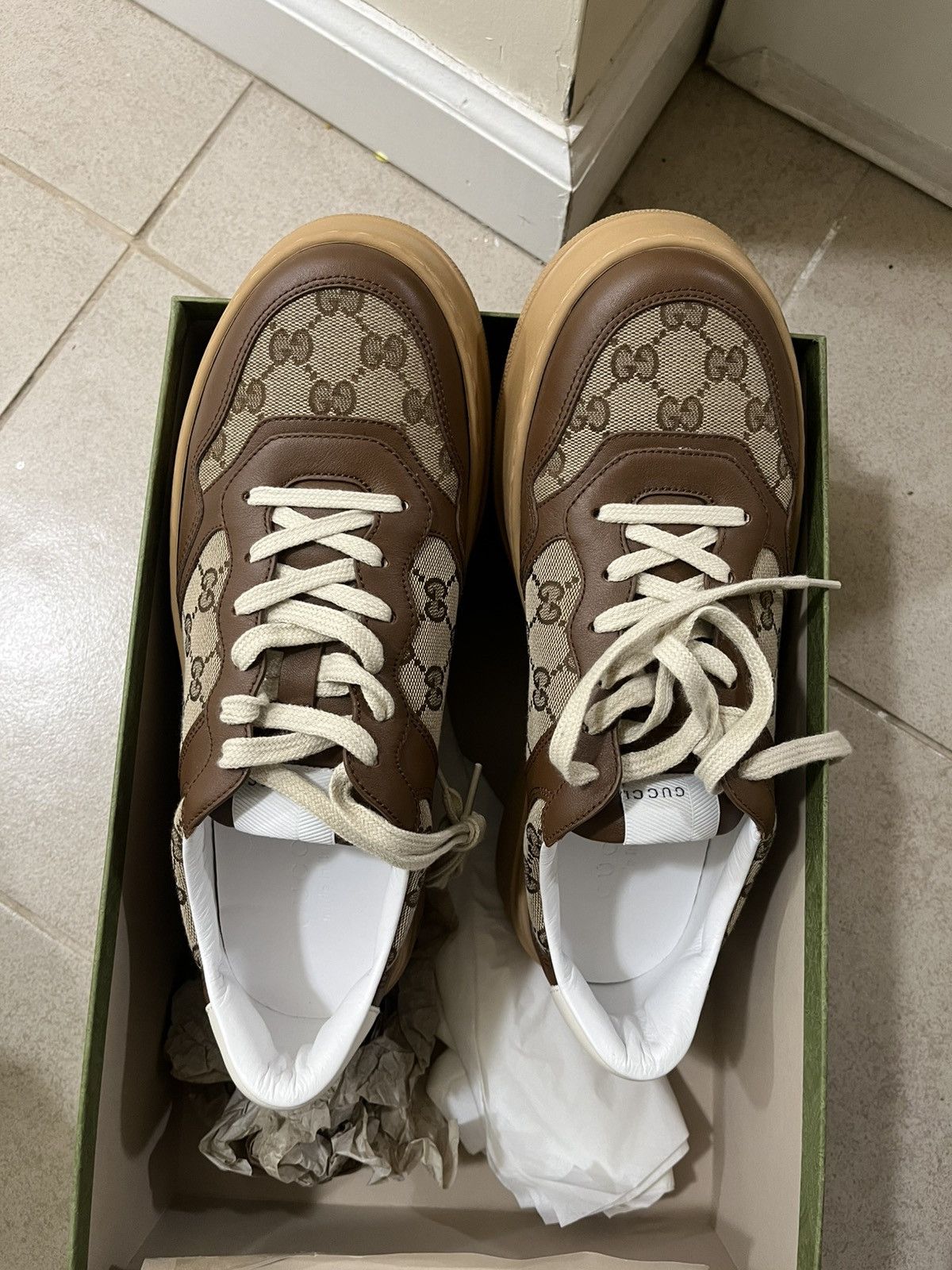Gucci Gucci Sneaker Sz 9uk(10us) Size US 10 / EU 43 - 8 Thumbnail