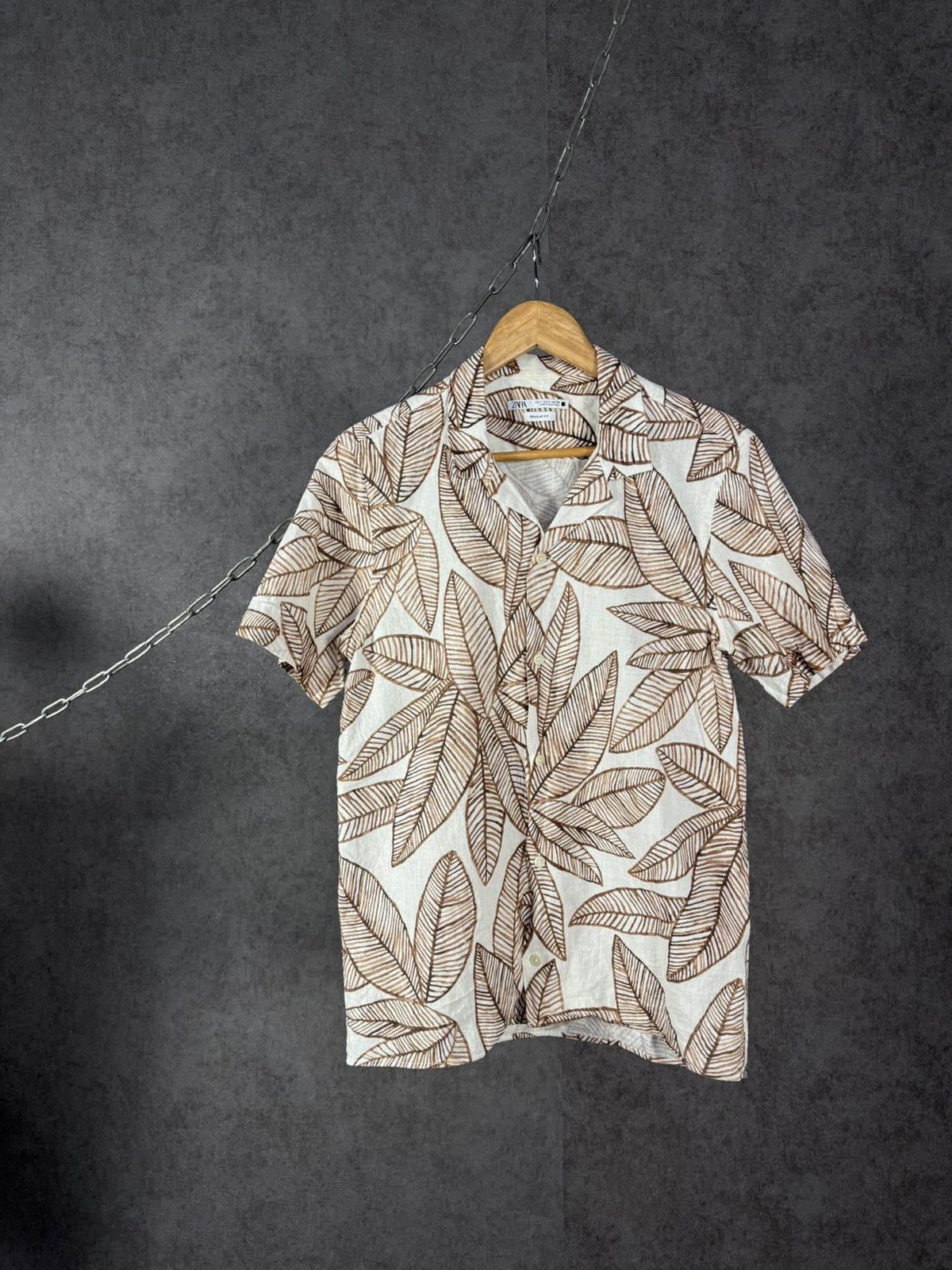 Zara Zara Man designer hawaiian shirt Size US S / EU 44-46 / 1 - 1 Thumbnail