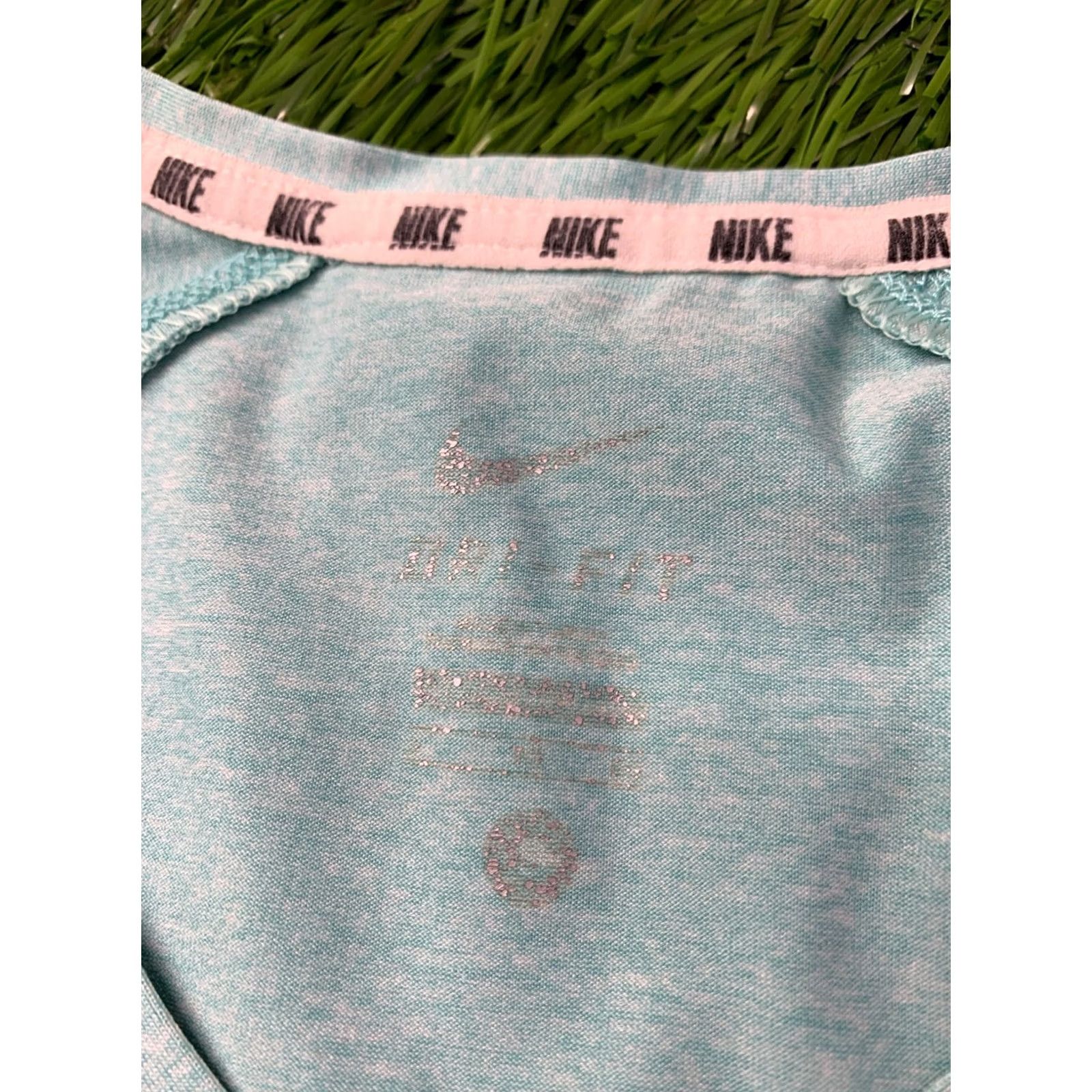 Nike Nike Dri-FIT Running Shirt Women Training Jersey Tee S Small Mint Size S / US 4 / IT 40 - 5 Thumbnail