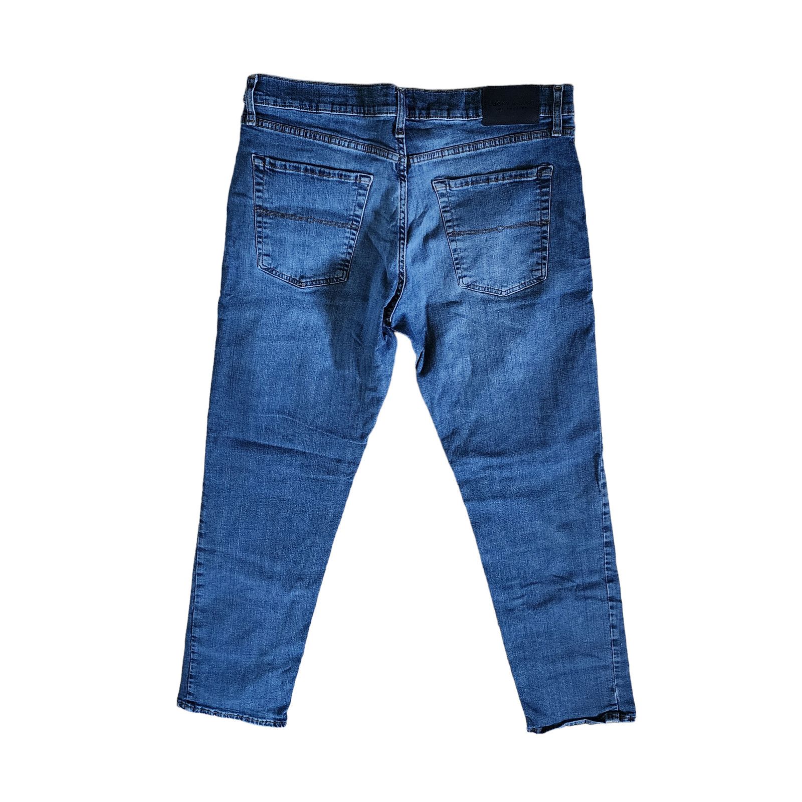 Lucky Brand Lucky Brand men skinny blue jeans 36W 32L Size US 36 / EU 52 - 3 Thumbnail