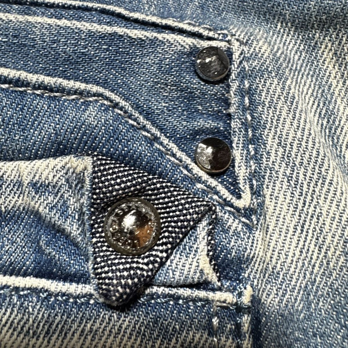 Dolce & Gabbana drip dolce gabbana distressed jeans y2k women with big logo Size 27" / US 4 / IT 40 - 12 Thumbnail