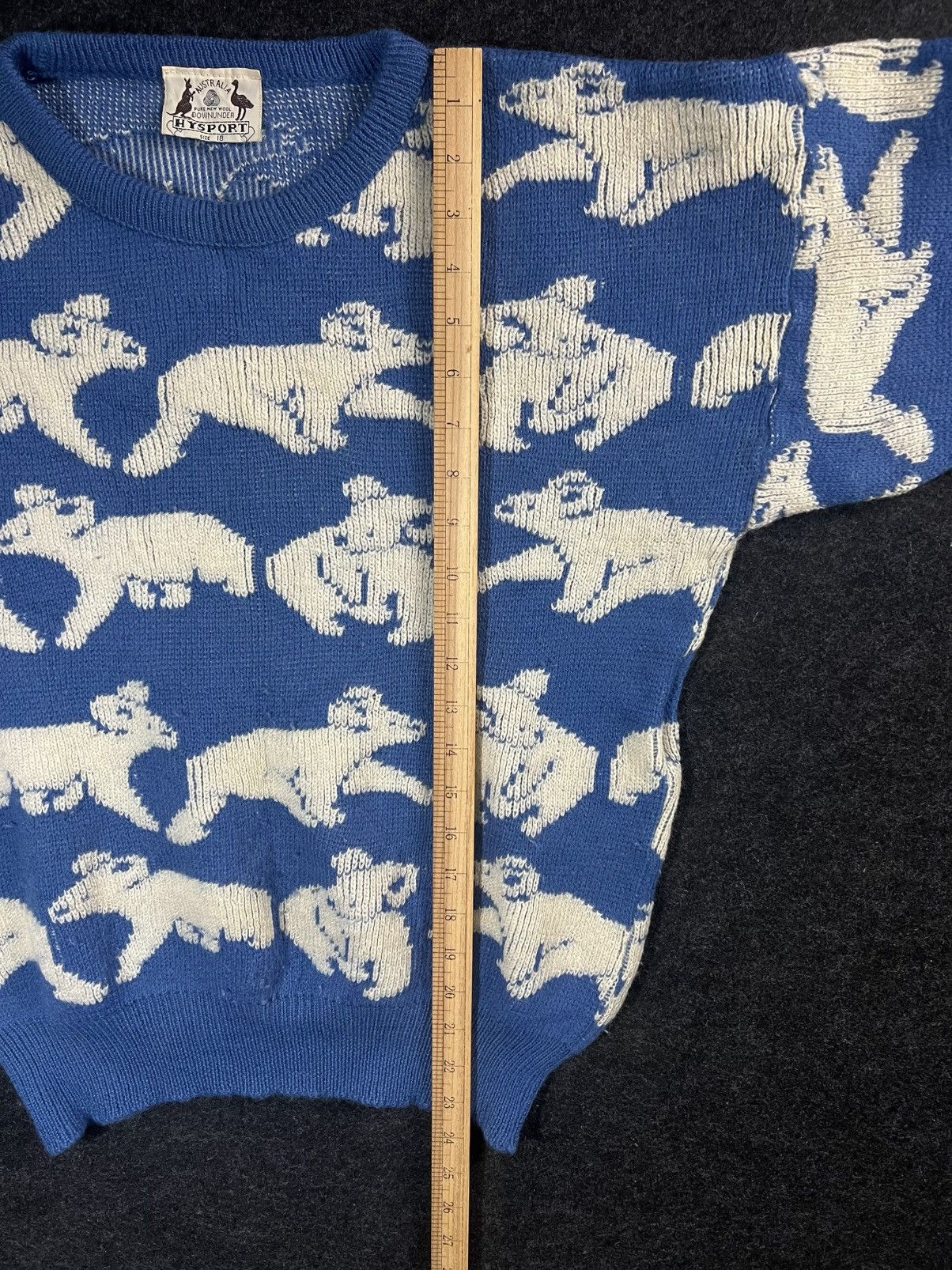 Vintage Australian Merino Pure New Wool Koala Knitted Jumper Sweater Size US M / EU 48-50 / 2 - 5 Thumbnail