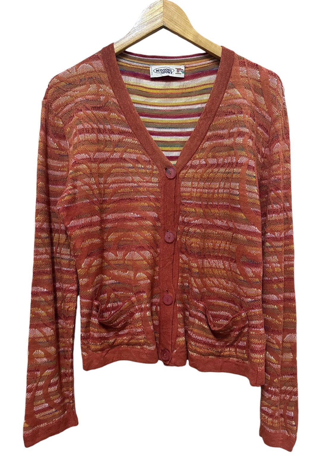 Missoni × Vintage Vintage Missoni Cropped Cardigan Size US S / EU 44-46 / 1 - 1 Thumbnail