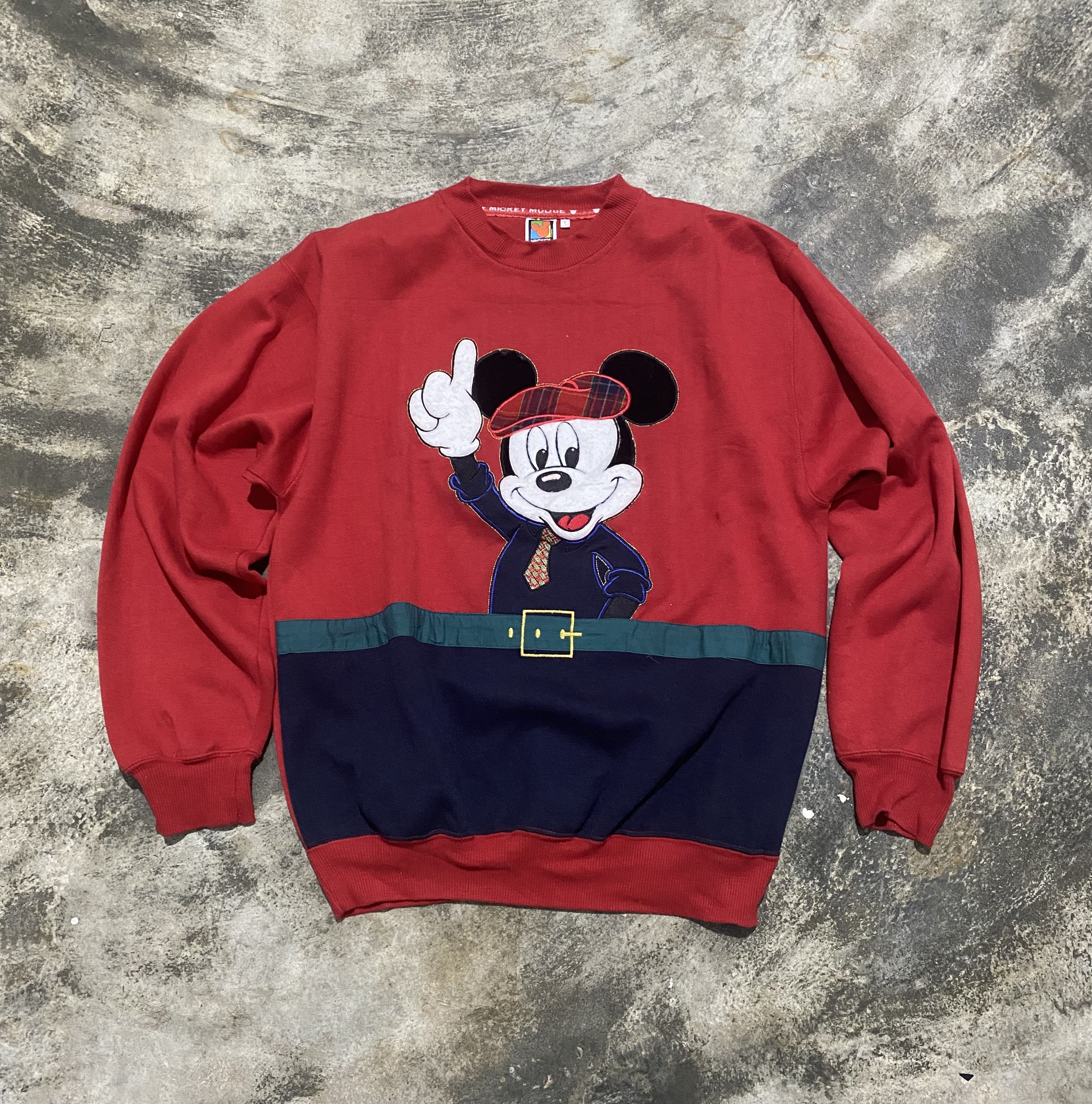 image of Mickey Mouse Merry Chritsmash in Red, Men's (Size Large)
