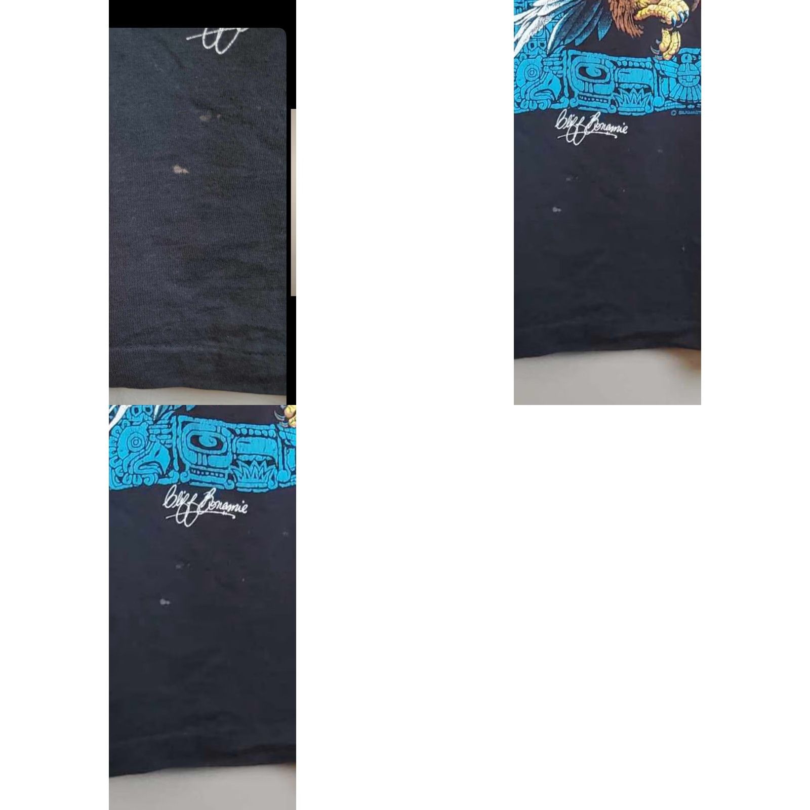 Vintage Vintage 90’s Nature T Shirt Single Stitch Silkmasters INC 1990 Eagle M Usa Made Screen Stars Best Unisex Adults Short Sleeve Black M Size US M / EU 48-50 / 2 - 9 Thumbnail
