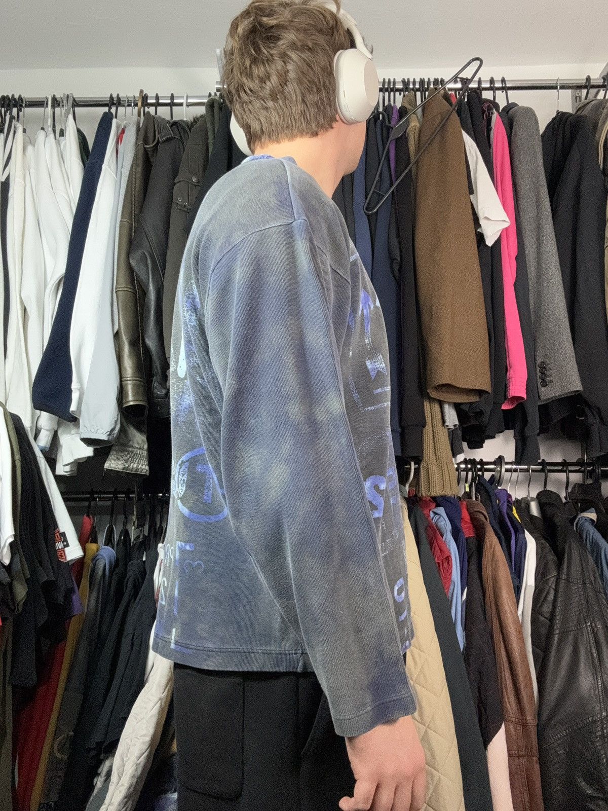 Diesel × Vintage DIESEL KNITTING CO. VINTAGE SWEATER ARCHIVE WASHED SWEATER Size US XL / EU 56 / 4 - 13 Thumbnail