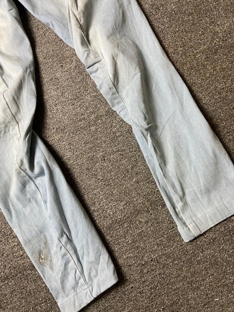 Japanese Brand Evenriver Brand Cargo Jeans with Asymmetrical Seam (175) Size US 32 / EU 48 - 9 Thumbnail
