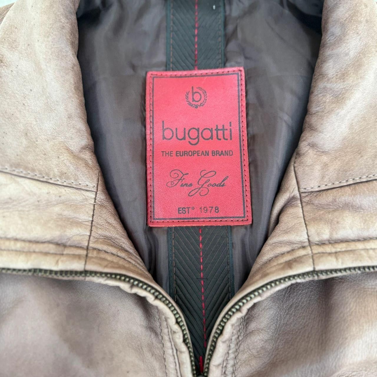 Vintage Bugatti Nappa Leather Brown Vintage Two Tones Size US XL / EU 56 / 4 - 5 Thumbnail