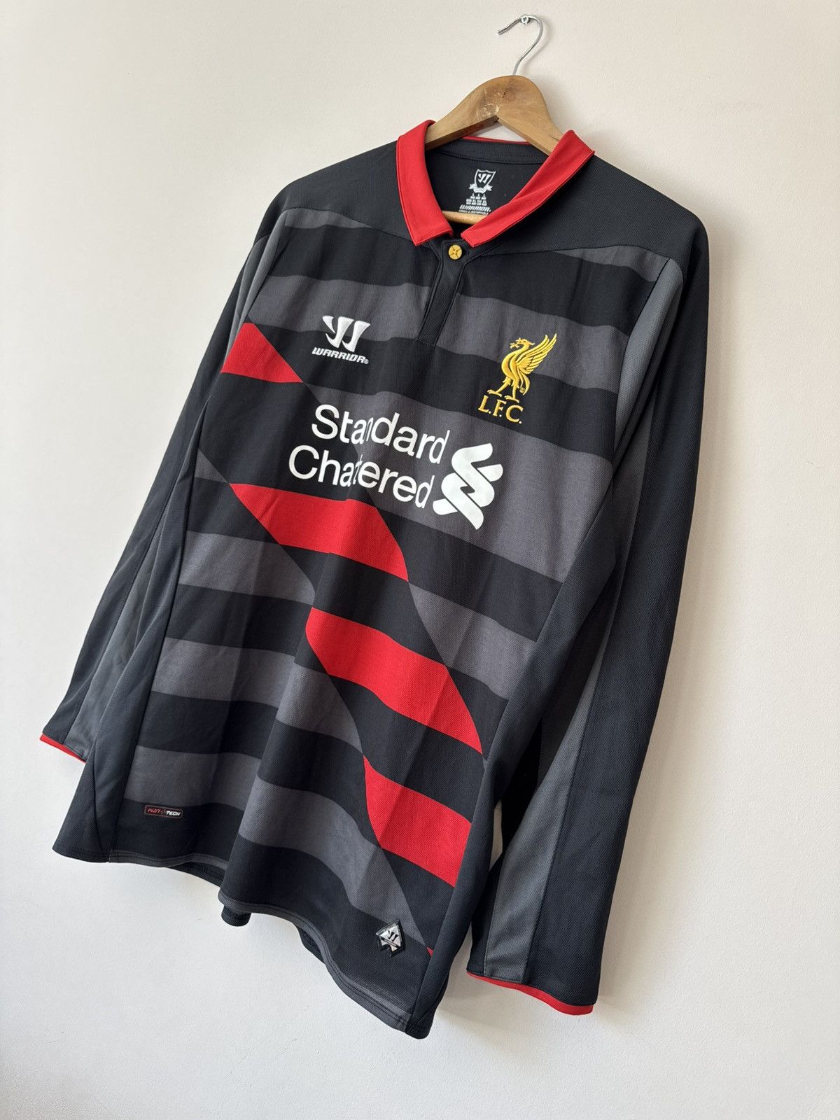 Warrior Liverpool 2014-2015 Third Soccer Longsleeve Jersey Shirt Kit Size US L / EU 52-54 / 3 - 3 Thumbnail