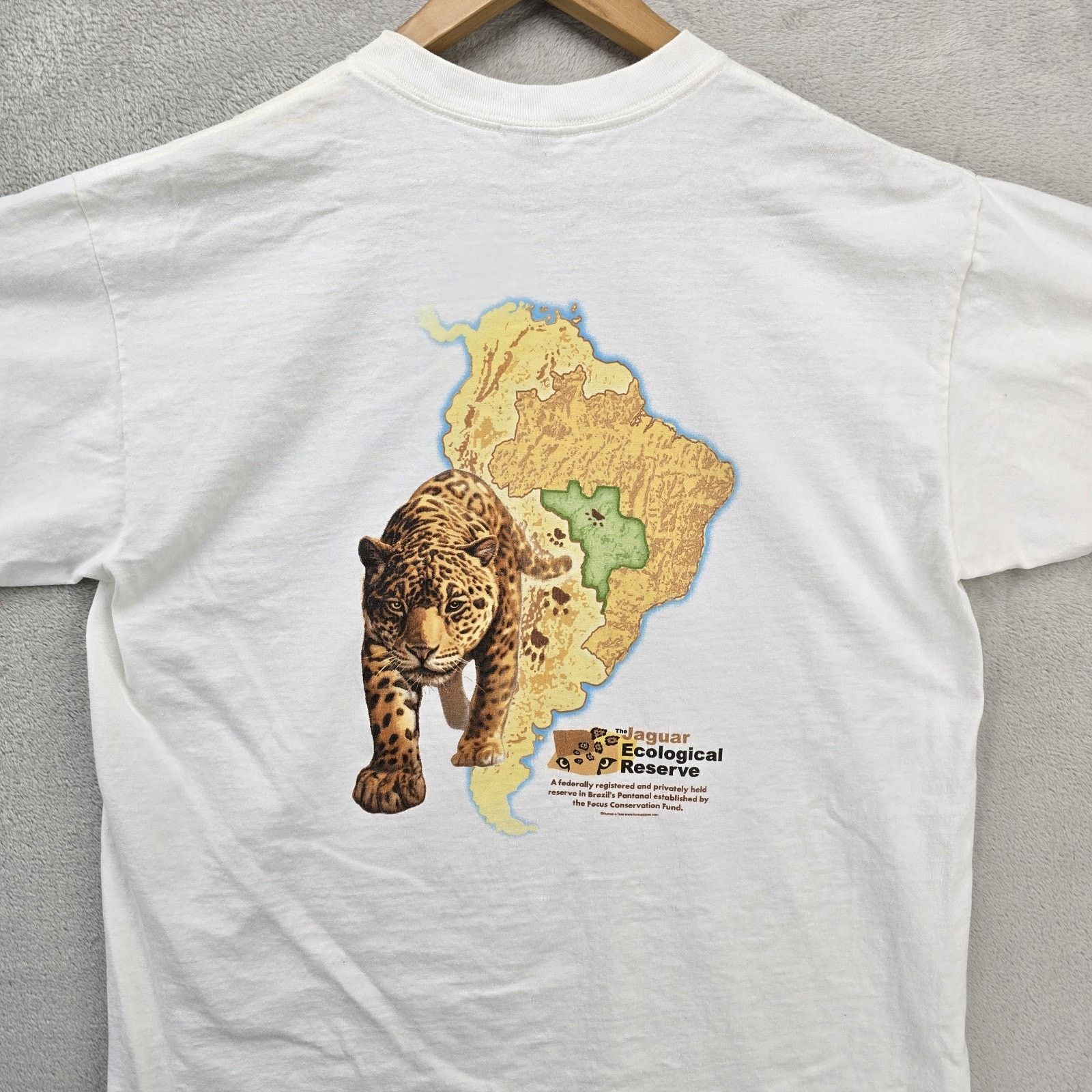 Anvil Vintage Jaguar Echological Reserve Human-I-Tees Shirt Large Size US L / EU 52-54 / 3 - 8 Thumbnail