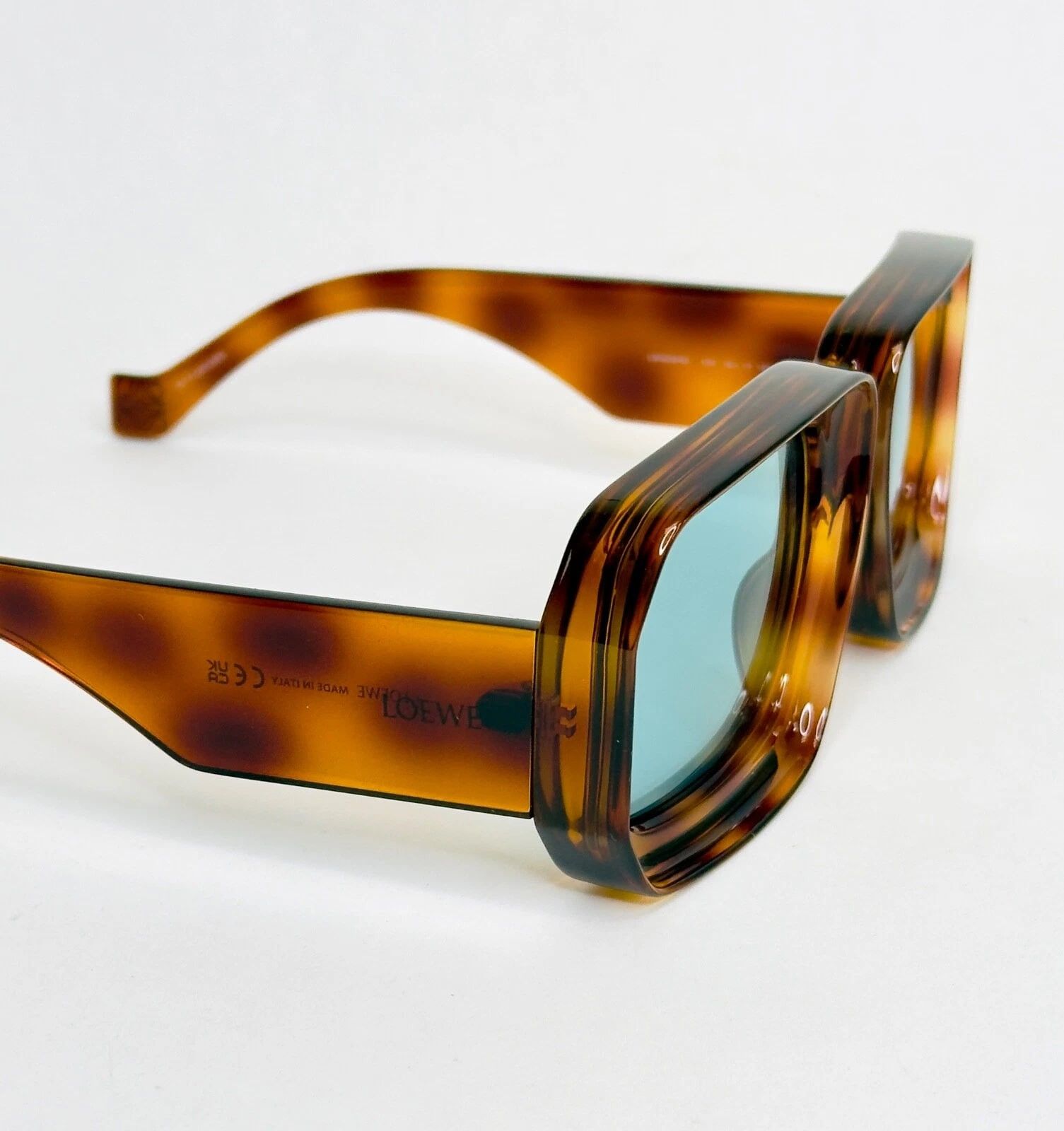 Loewe LOEWE PAULA IBIZA Square LW40064U Brown Blue 40064 Unisex Size ONE SIZE - 4 Thumbnail