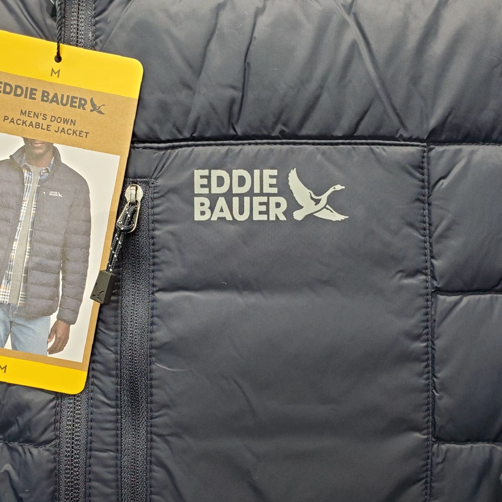 Eddie Bauer Eddie Bauer 650 Down Packable Travel Jacket Men M Navy Full Zip Lightweight Lightweight Packable Down Jacket Mens Navy Size US M / EU 48-50 / 2 - 6 Thumbnail