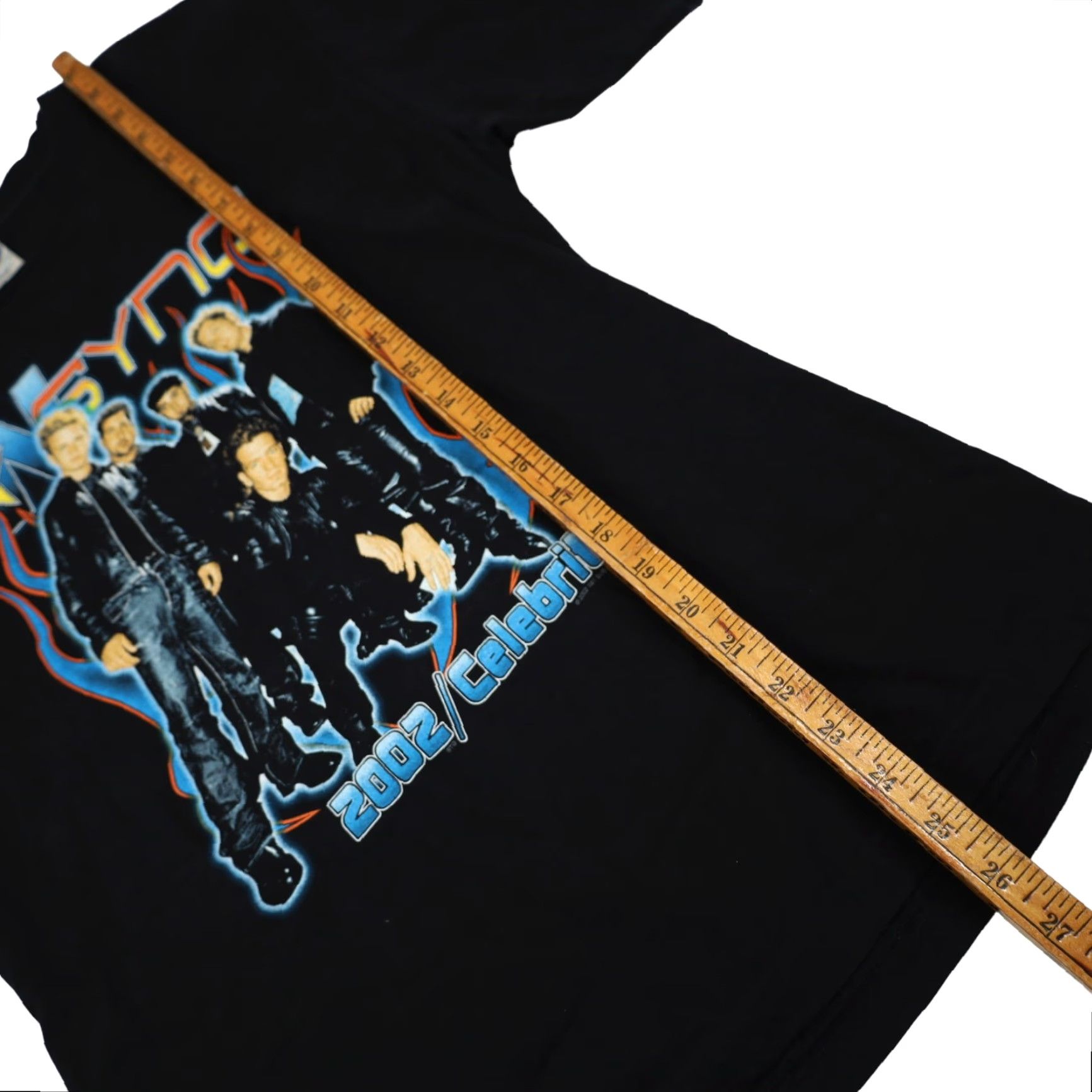 Vintage VINTAGE NSYNC 2002/Celebrity Tour Shirt Mens M Black T-Shirt Way off? Size US M / EU 48-50 / 2 - 6 Thumbnail